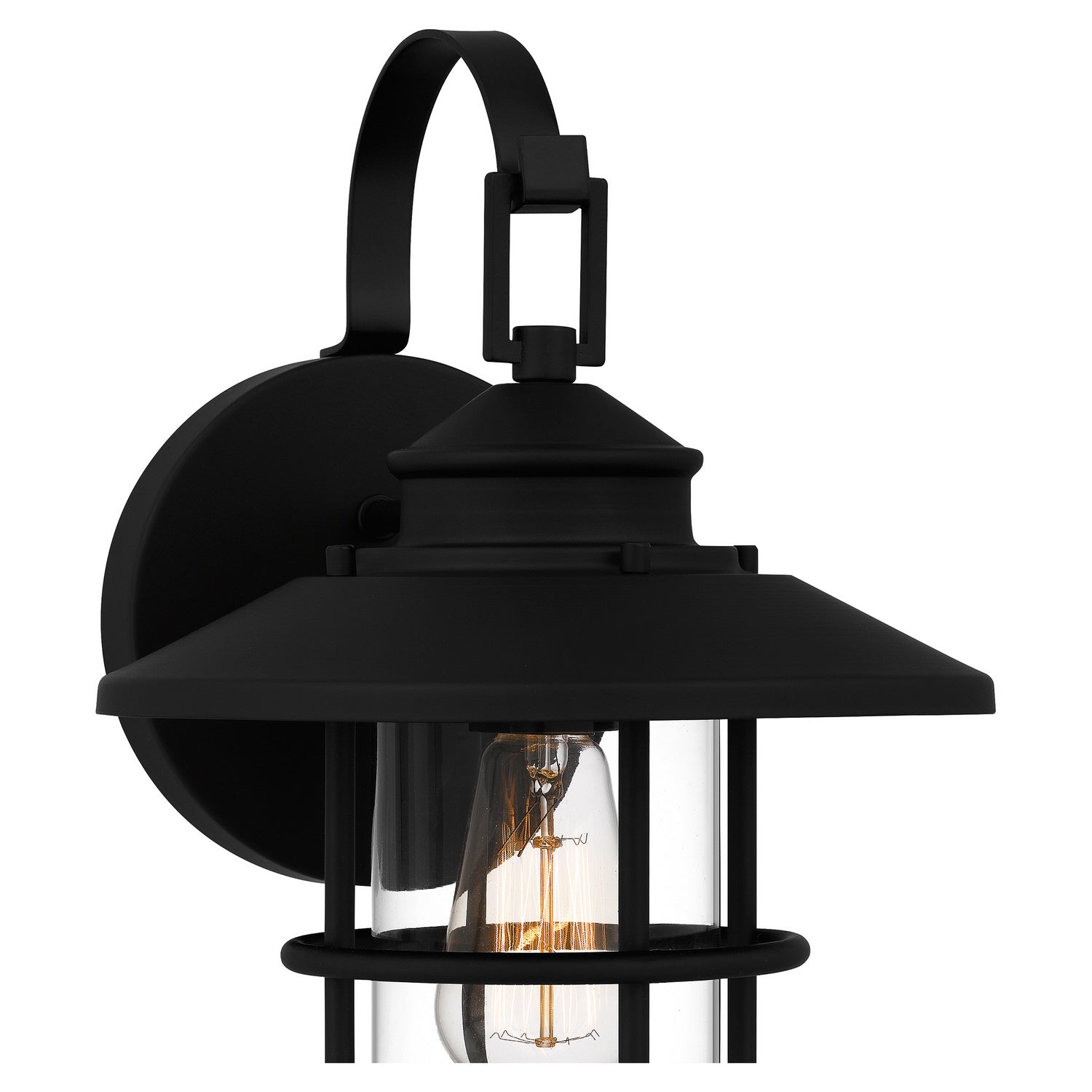 Quoizel - LOM8409MBK - One Light Outdoor Wall Mount - Lombard - Matte Black