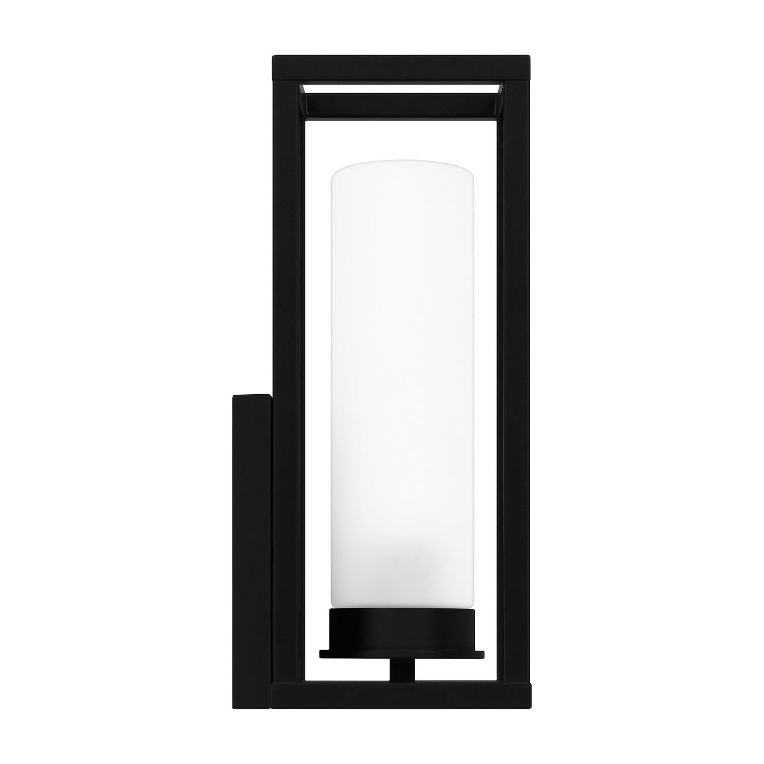 Quoizel - NEV8406MBK - One Light Outdoor Lantern - Neville - Matte Black