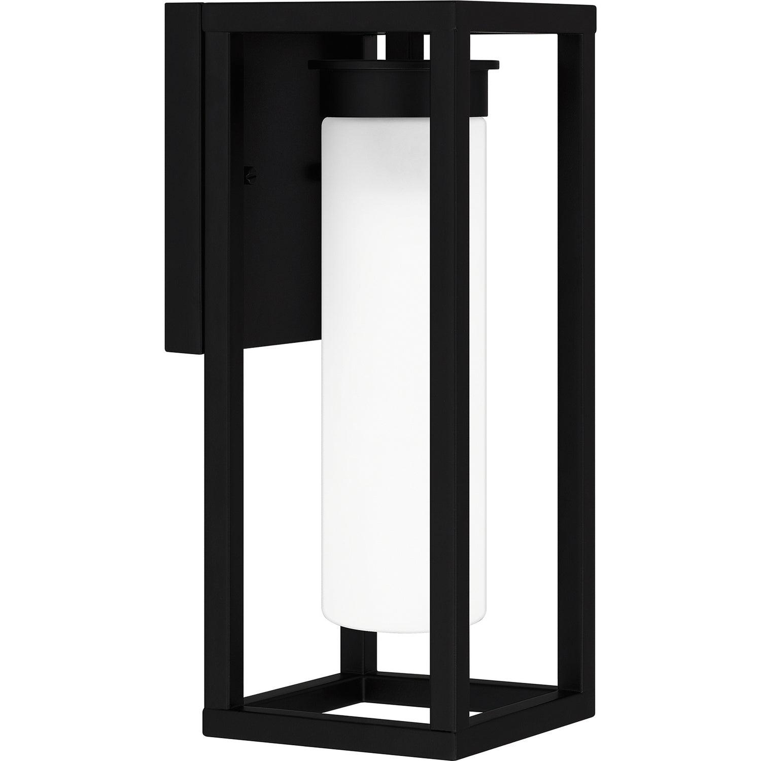 Quoizel - NEV8406MBK - One Light Outdoor Lantern - Neville - Matte Black