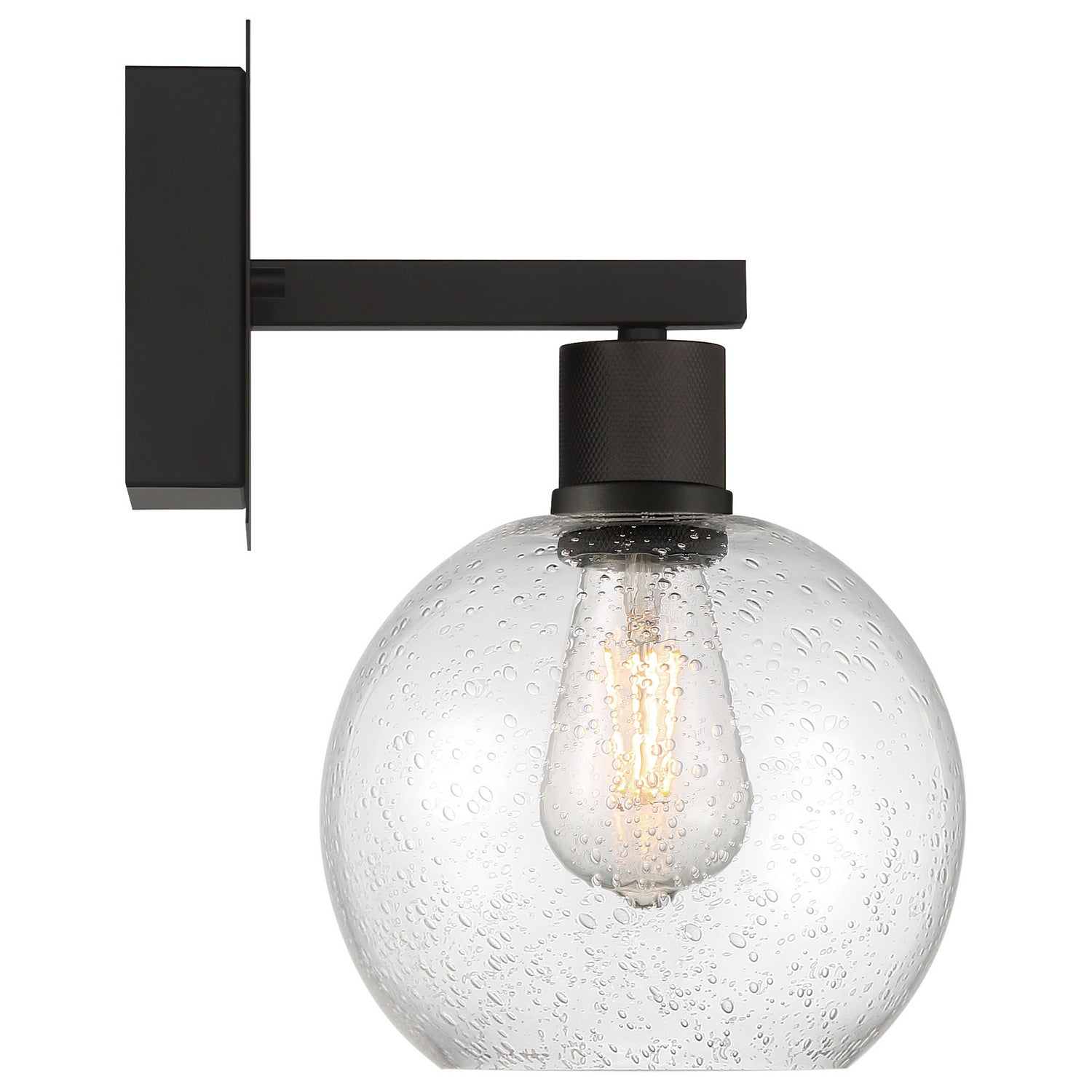 Access - 63145LEDDLP-MBL/SDG - LED Wall Sconce - Port Nine Burgundy - Matte Black