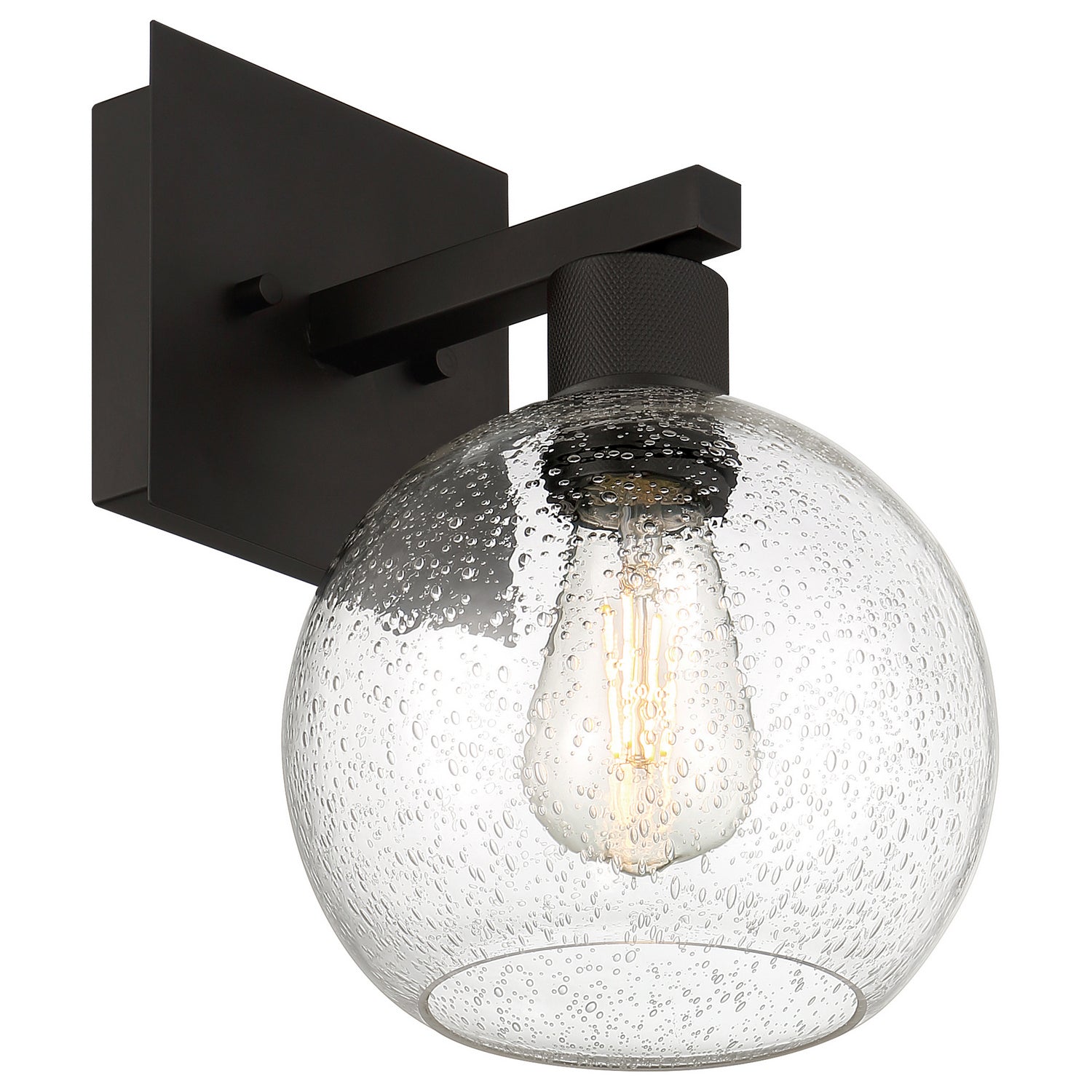 Access - 63145LEDDLP-MBL/SDG - LED Wall Sconce - Port Nine Burgundy - Matte Black