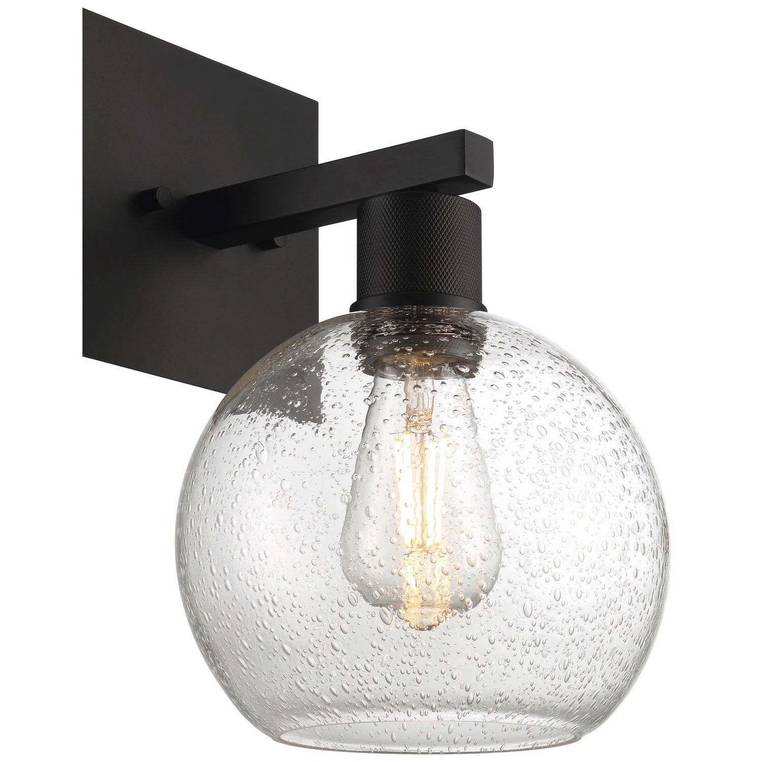 Access - 63145LEDDLP-MBL/SDG - LED Wall Sconce - Port Nine Burgundy - Matte Black