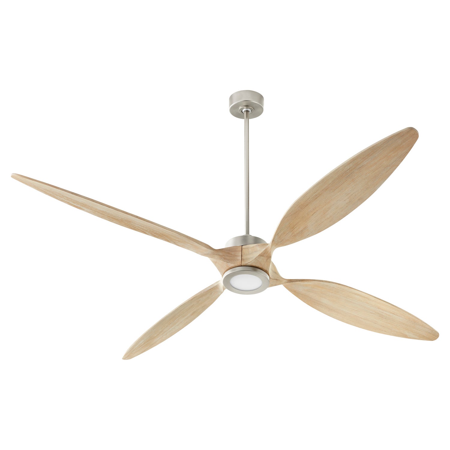Quorum - 28804-65 - 80"Ceiling Fan - Papillon - Satin Nickel