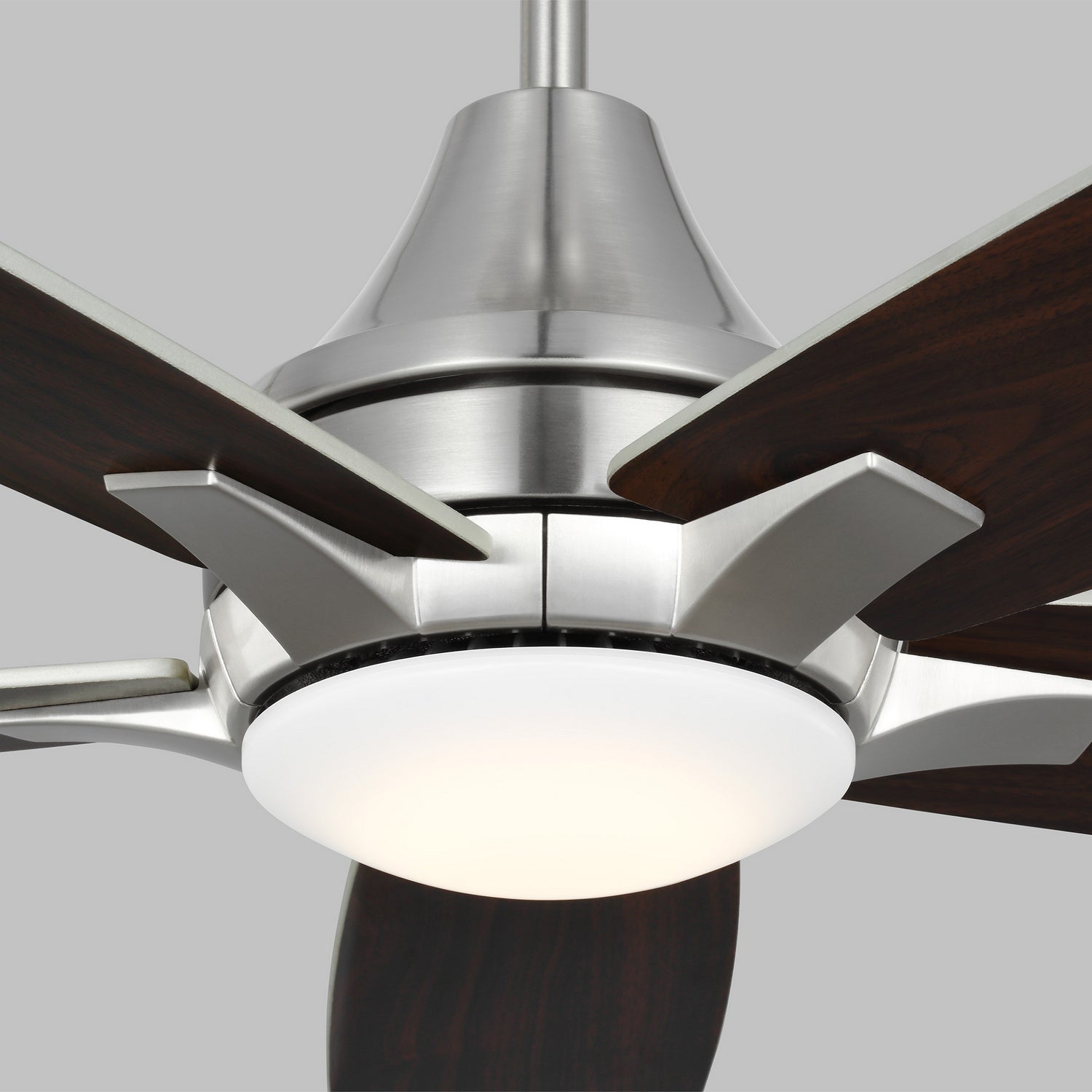 Generation Lighting - 5LWDR52BSD - 52" Ceiling Fan - Lowden - Brushed Steel