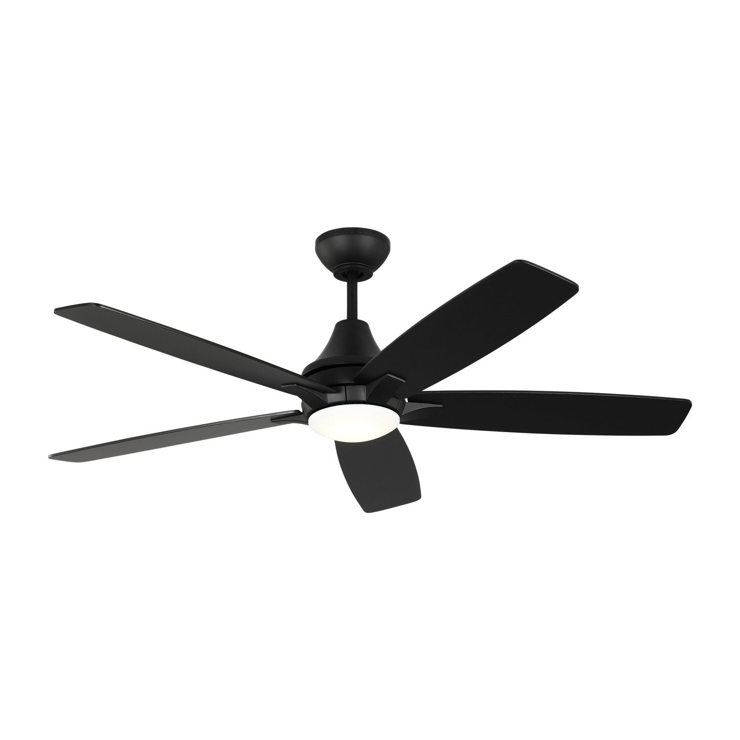 Generation Lighting - 5LWDR52MBKD - 52" Ceiling Fan - Lowden - Midnight Black