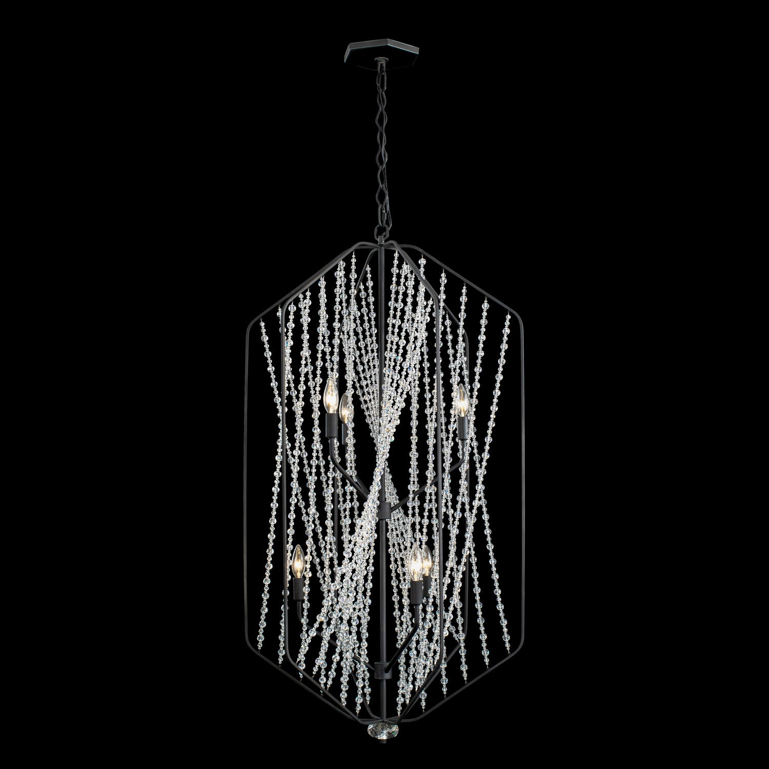 Varaluz - 321F06CB - Six Light Foyer Pendant - Chelsea - Carbon