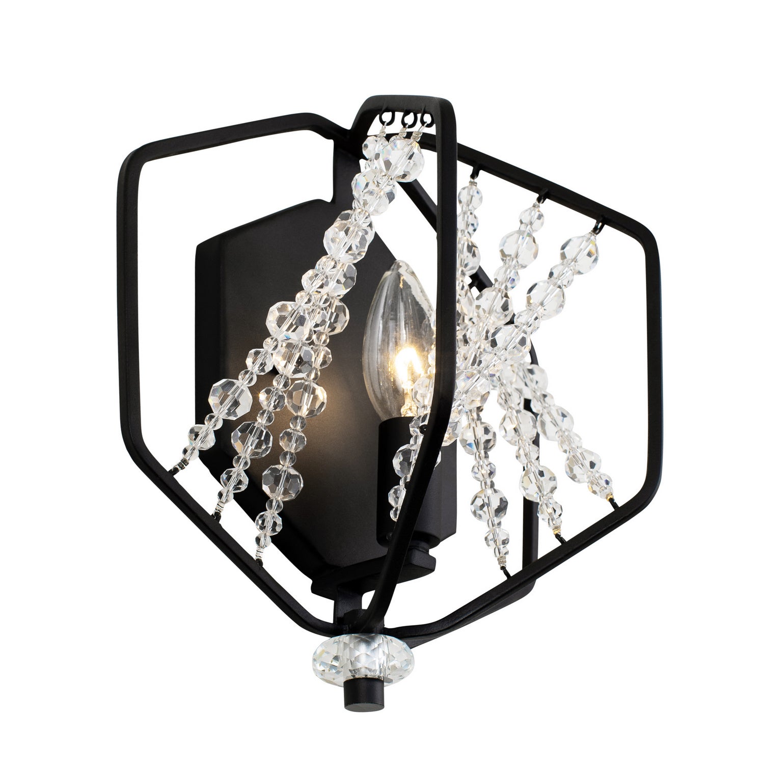 Varaluz - 321W01CB - One Light Wall Sconce - Chelsea - Carbon