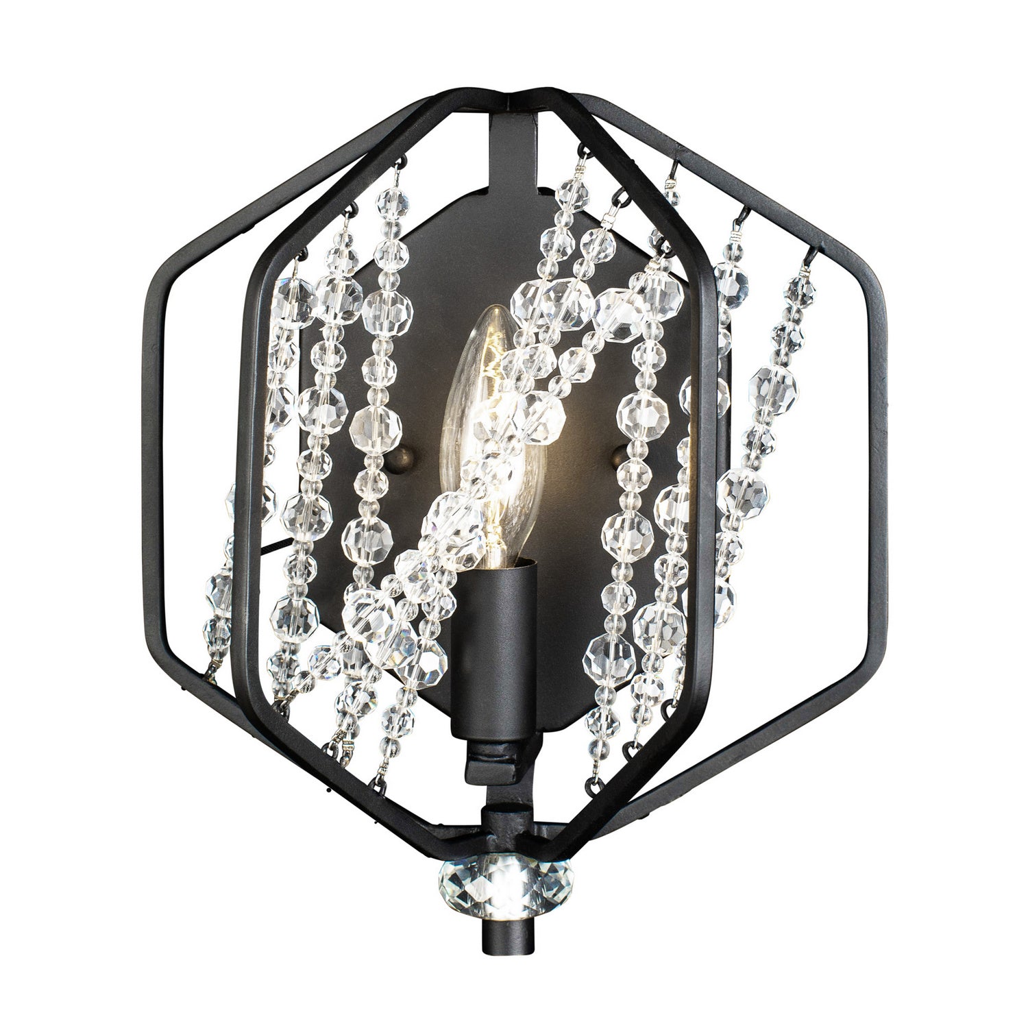 Varaluz - 321W01CB - One Light Wall Sconce - Chelsea - Carbon