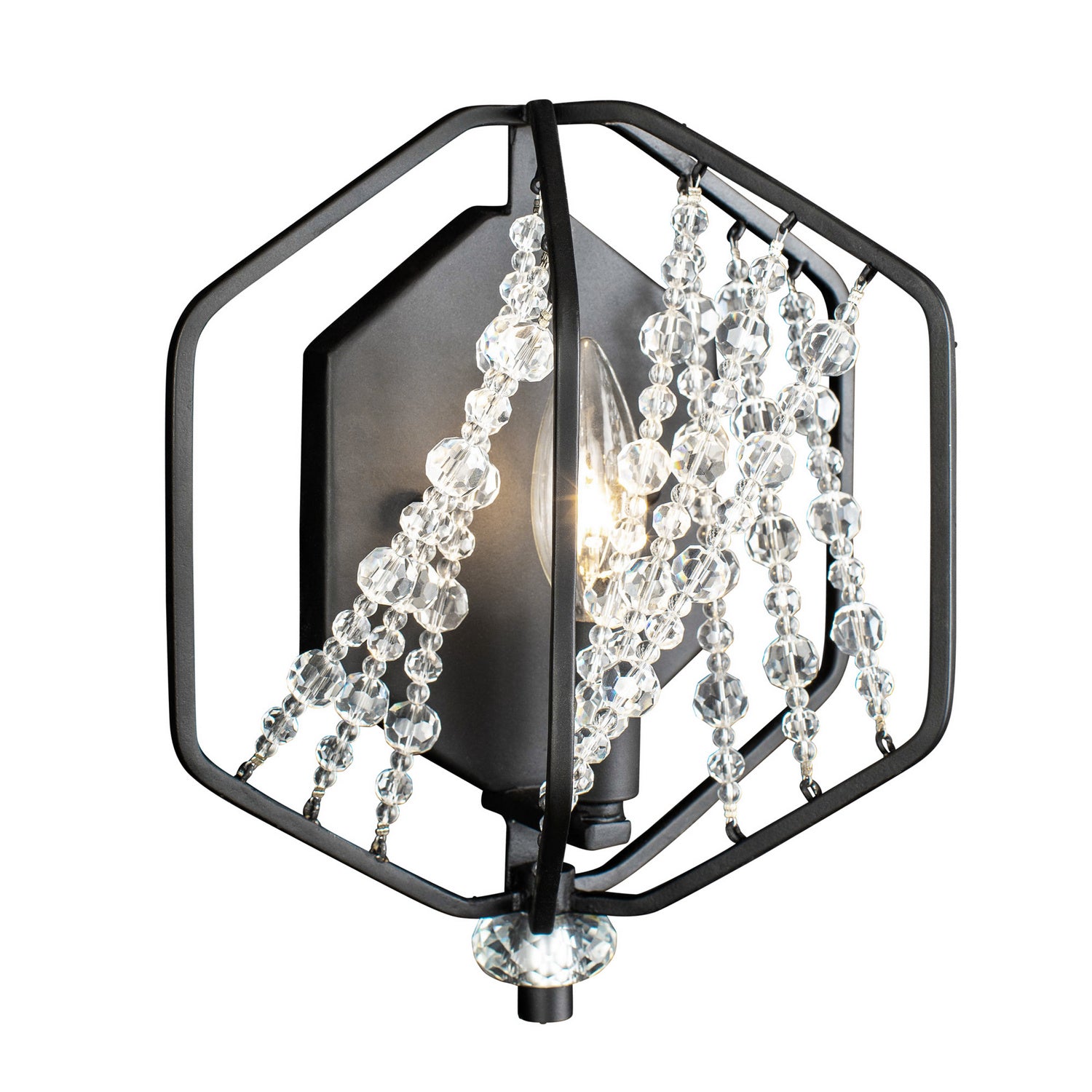 Varaluz - 321W01CB - One Light Wall Sconce - Chelsea - Carbon