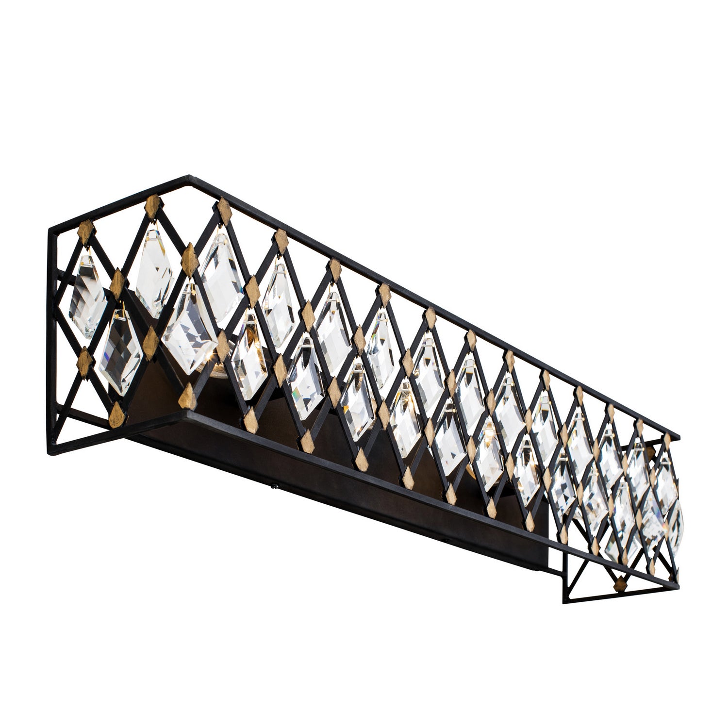 Varaluz - 345B04CBHG - Four Light Bath - Windsor - Carbon/Havana Gold