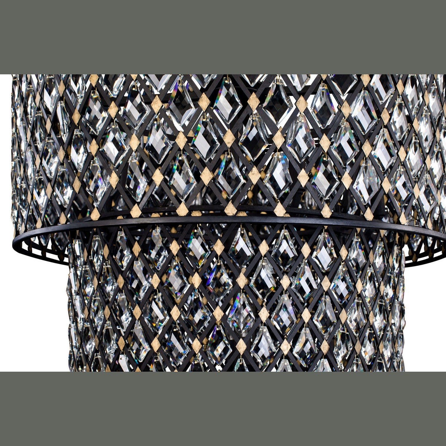 Varaluz - 345C13CBHG - 13 Light Chandelier - Windsor - Carbon/Havana Gold