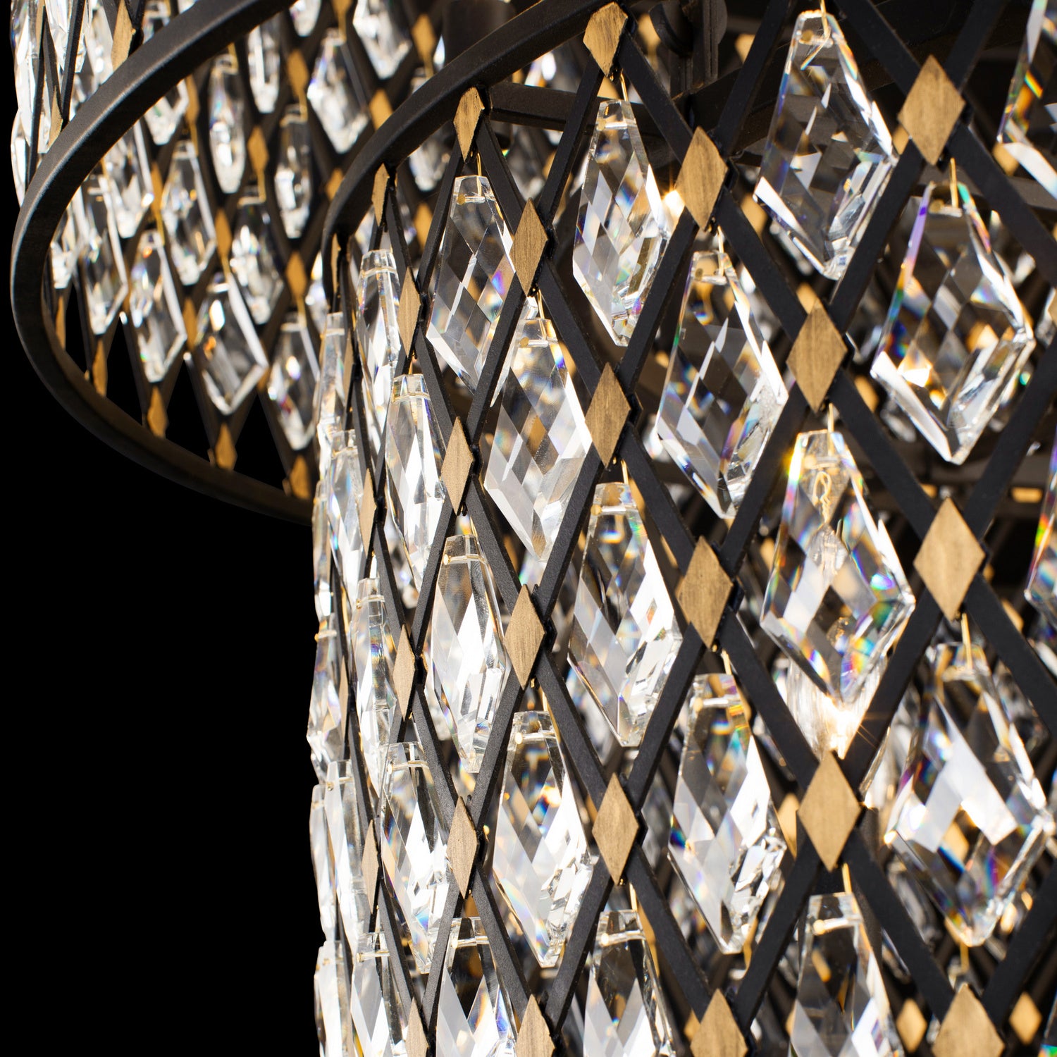 Varaluz - 345C21CBHG - 21 Light Chandelier - Windsor - Carbon/Havana Gold