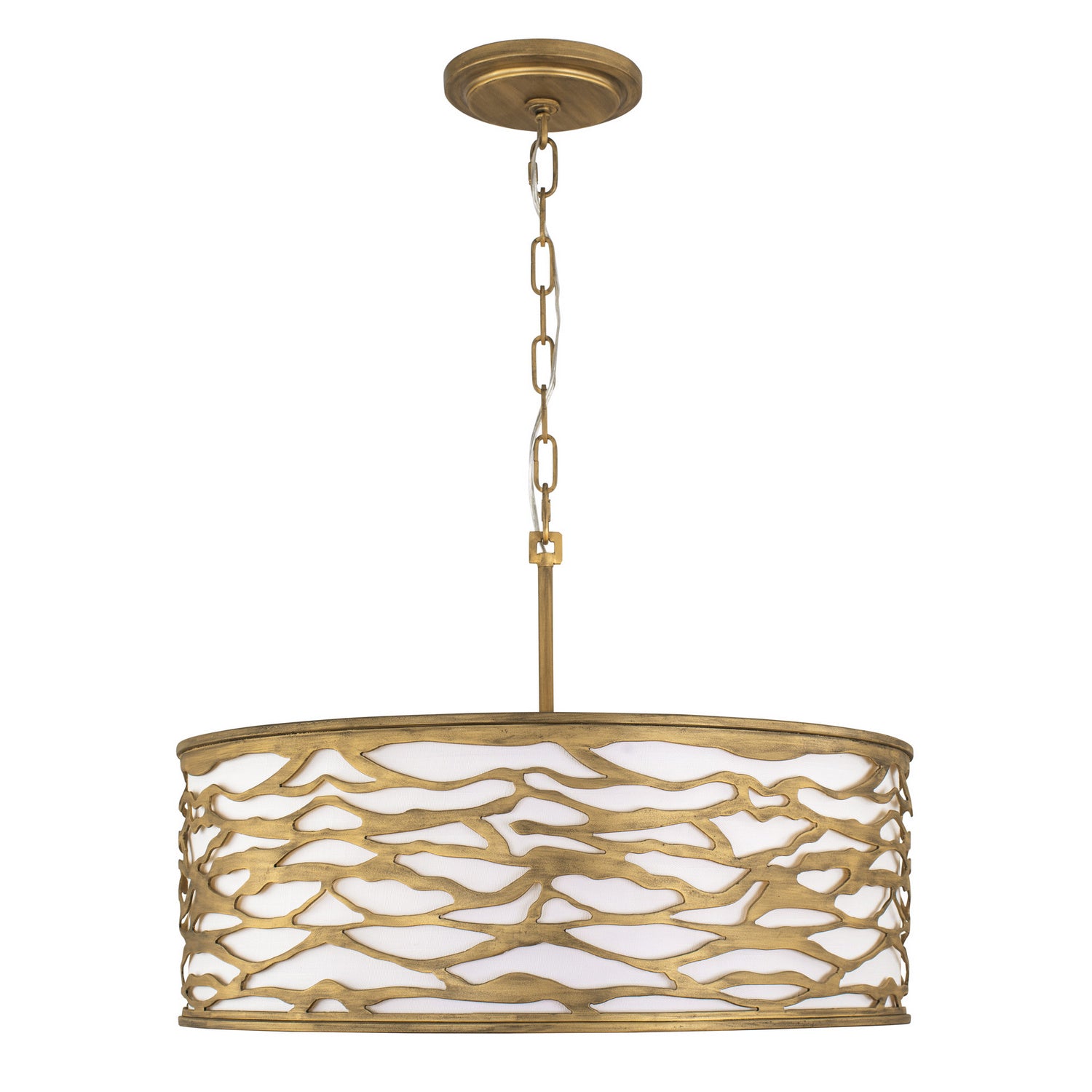 Varaluz - 348S05HG - Five Light Convertible Semi-Flush/Pendant - Kato - Havana Gold