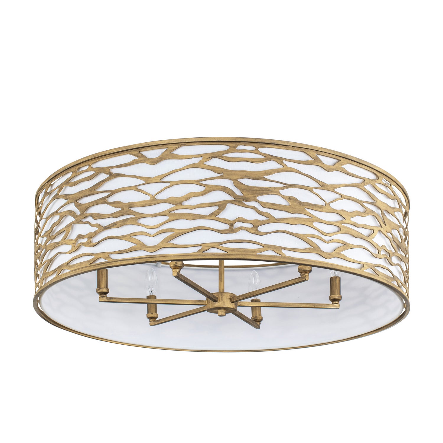 Varaluz - 348S06HG - Six Light Convertible Semi-Flush/Pendant - Kato - Havana Gold