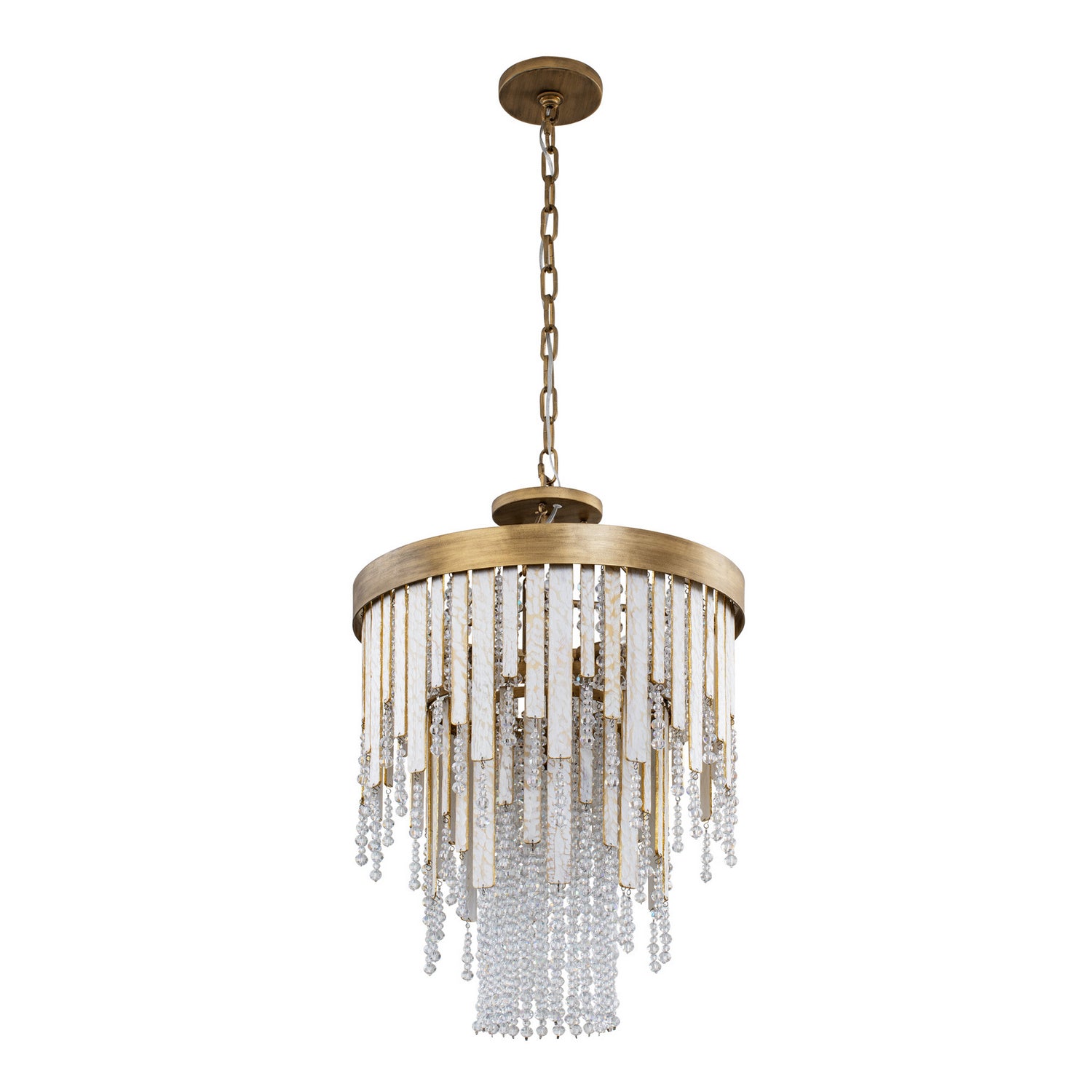 Varaluz - 359C04HG - Four Light Chandelier - Lafayette - Havana Gold