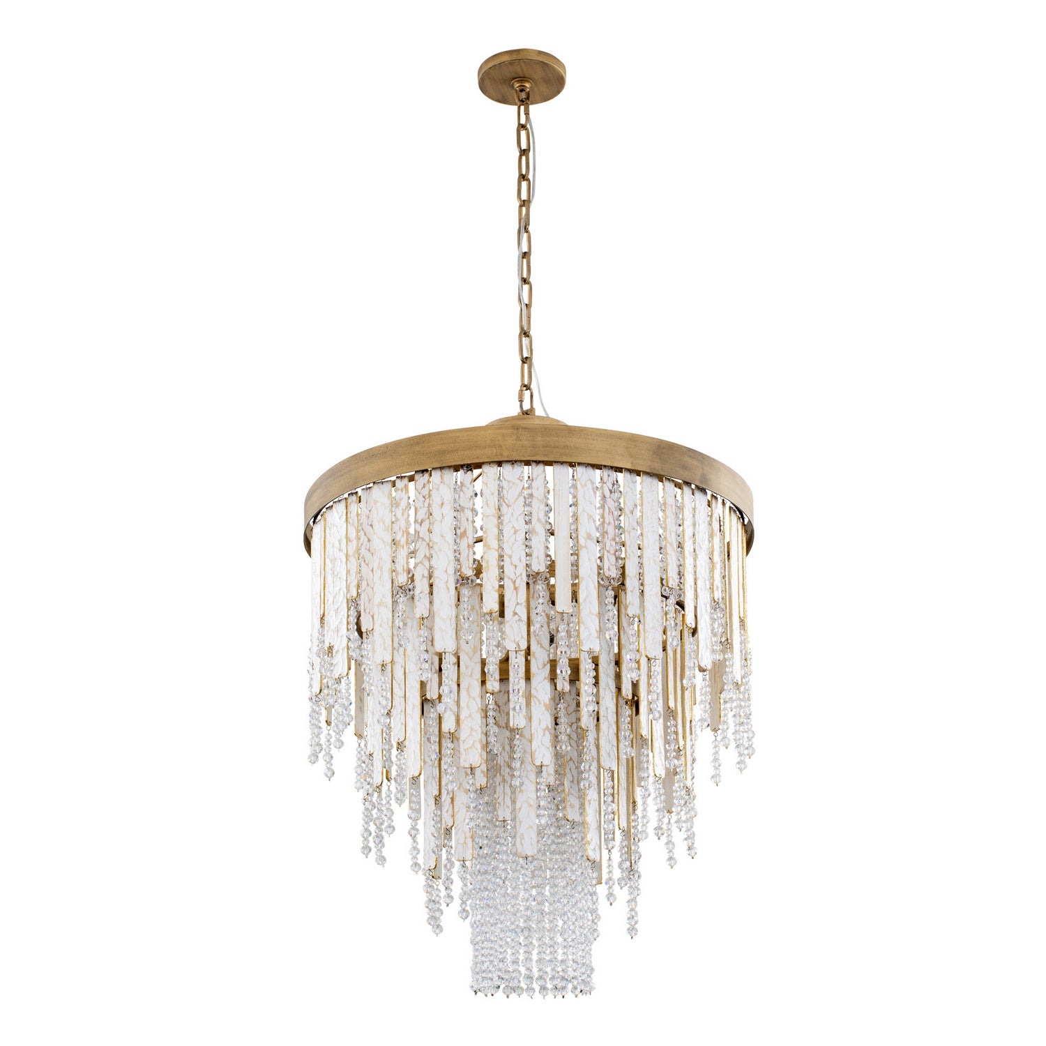 Varaluz - 359C07HG - Seven Light Chandelier - Lafayette - Havana Gold
