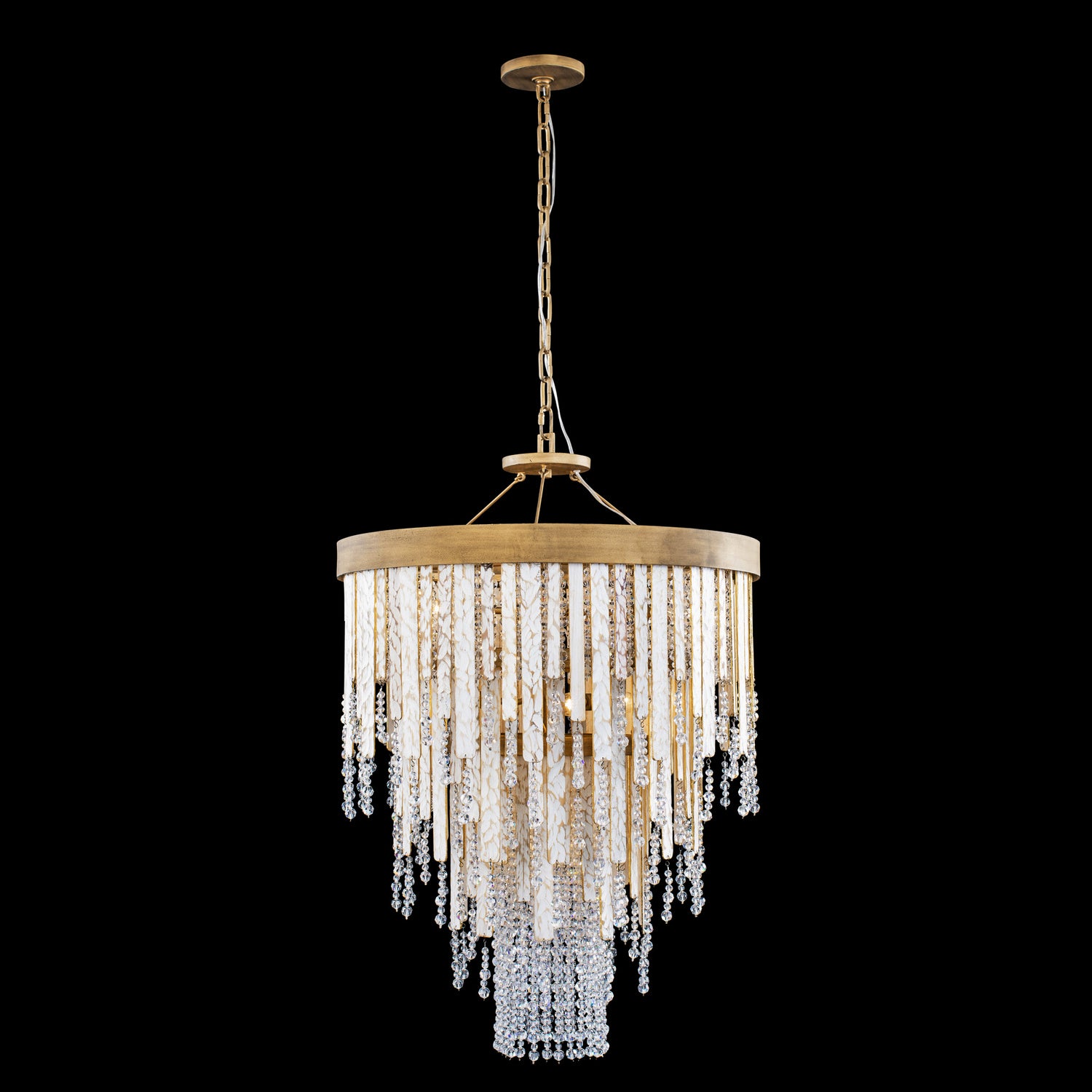 Varaluz - 359C07HG - Seven Light Chandelier - Lafayette - Havana Gold
