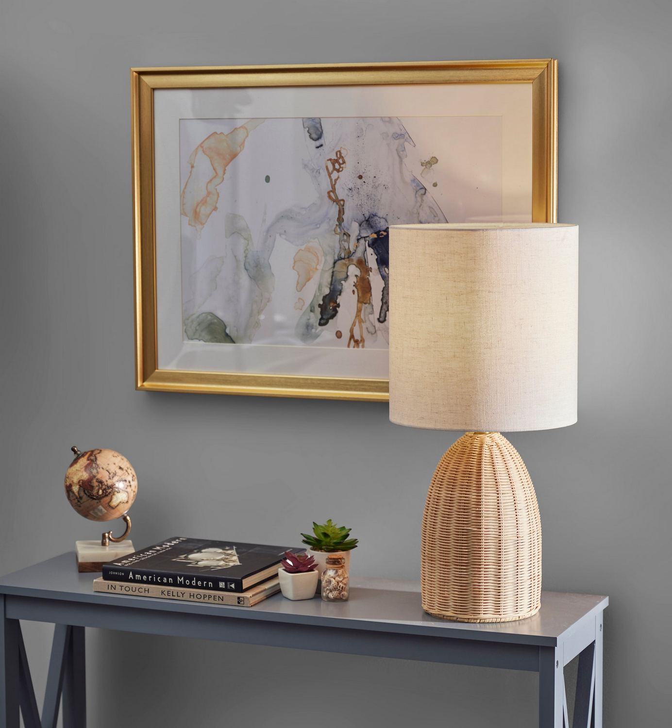 Adesso Home - 4409-12 - Table Lamp - Bali - Light Rattan