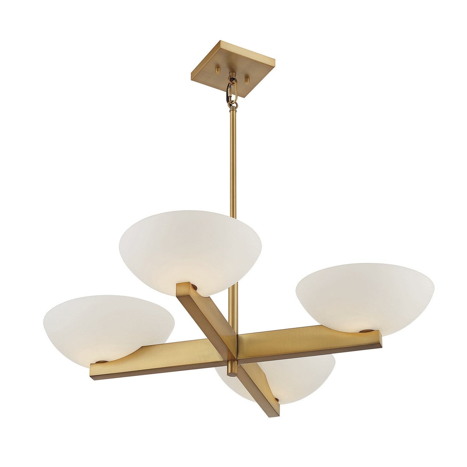 Savoy House - 1-1613-4-322 - Four Light Chandelier - Fallon - Warm Brass