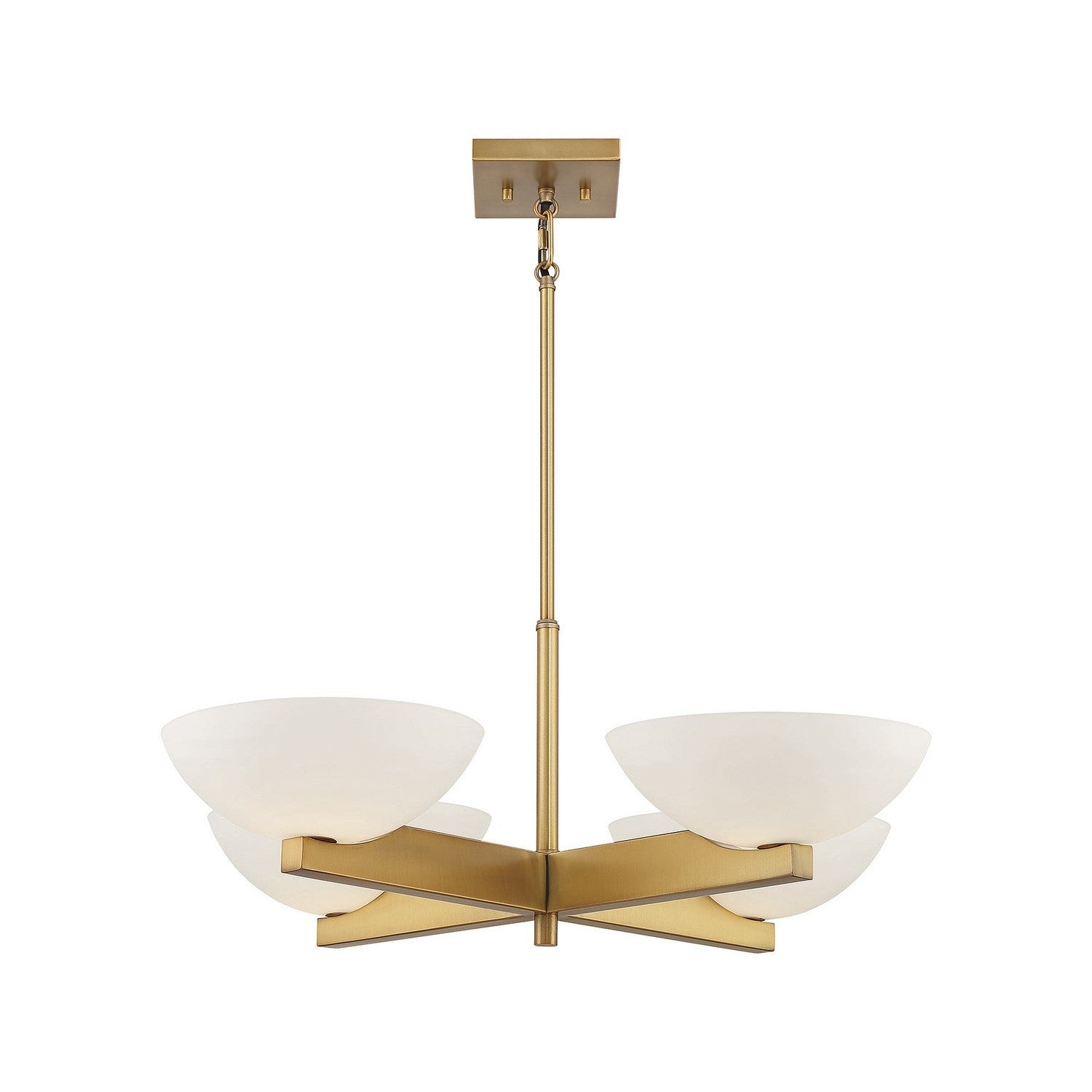 Savoy House - 1-1613-4-322 - Four Light Chandelier - Fallon - Warm Brass