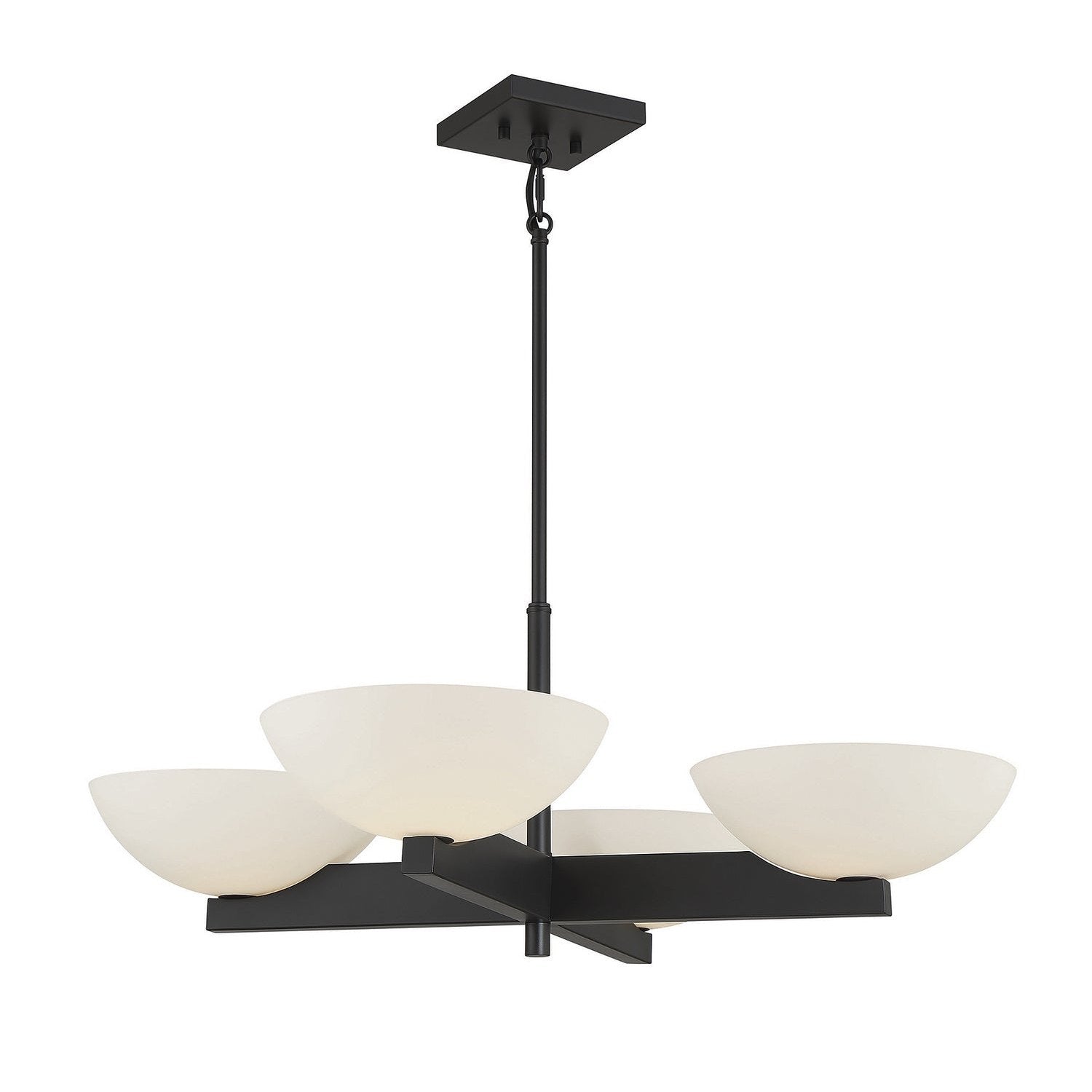 Savoy House - 1-1613-4-89 - Four Light Chandelier - Fallon - Matte Black