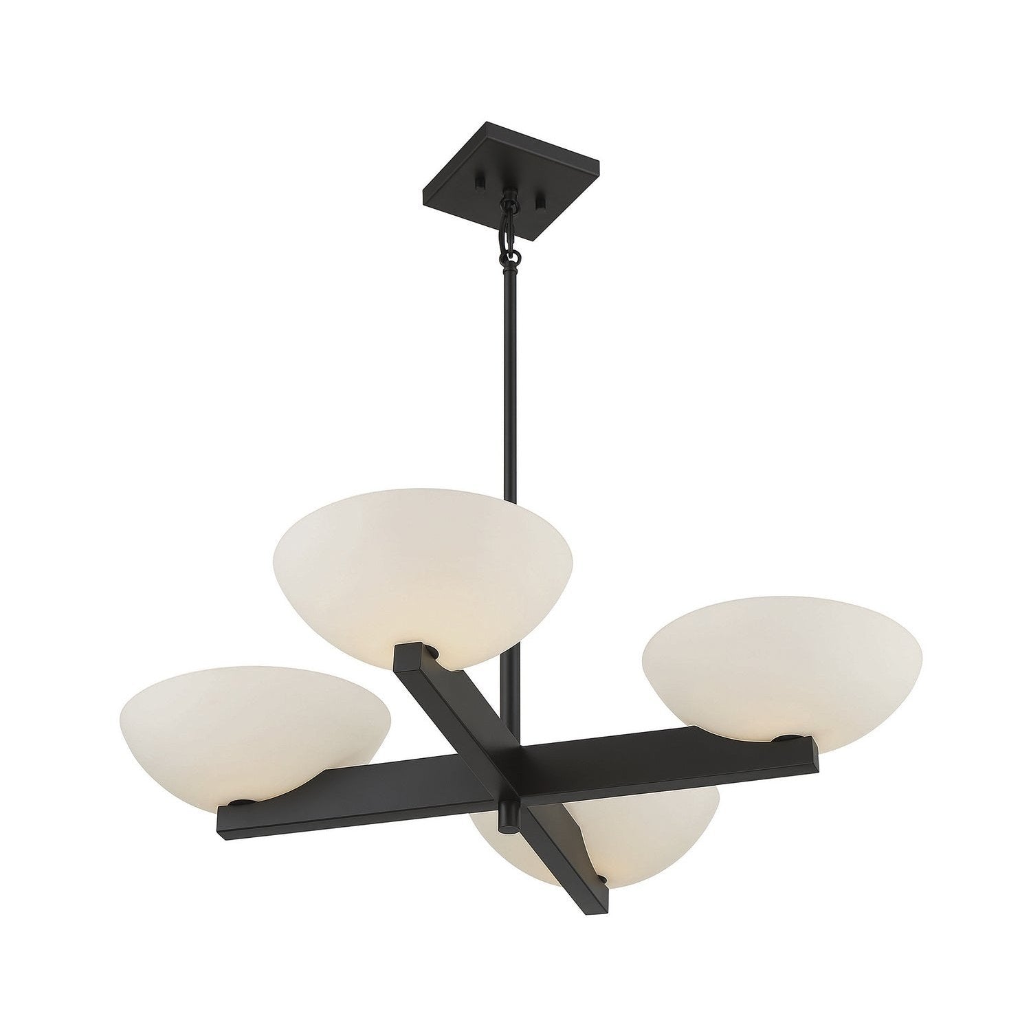 Savoy House - 1-1613-4-89 - Four Light Chandelier - Fallon - Matte Black
