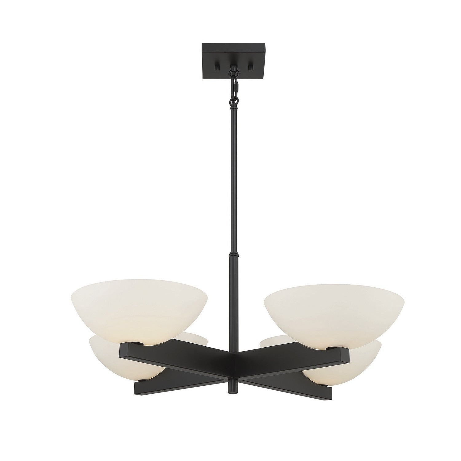 Savoy House - 1-1613-4-89 - Four Light Chandelier - Fallon - Matte Black