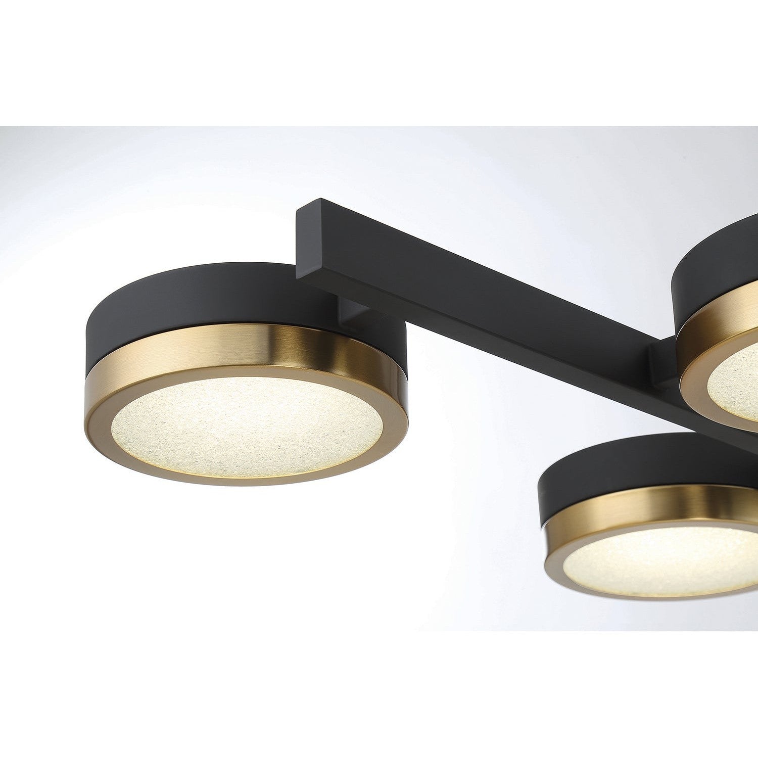 Savoy House - 1-1636-8-143 - LED Linear Chandelier - Ashor - Matte Black with Warm Brass