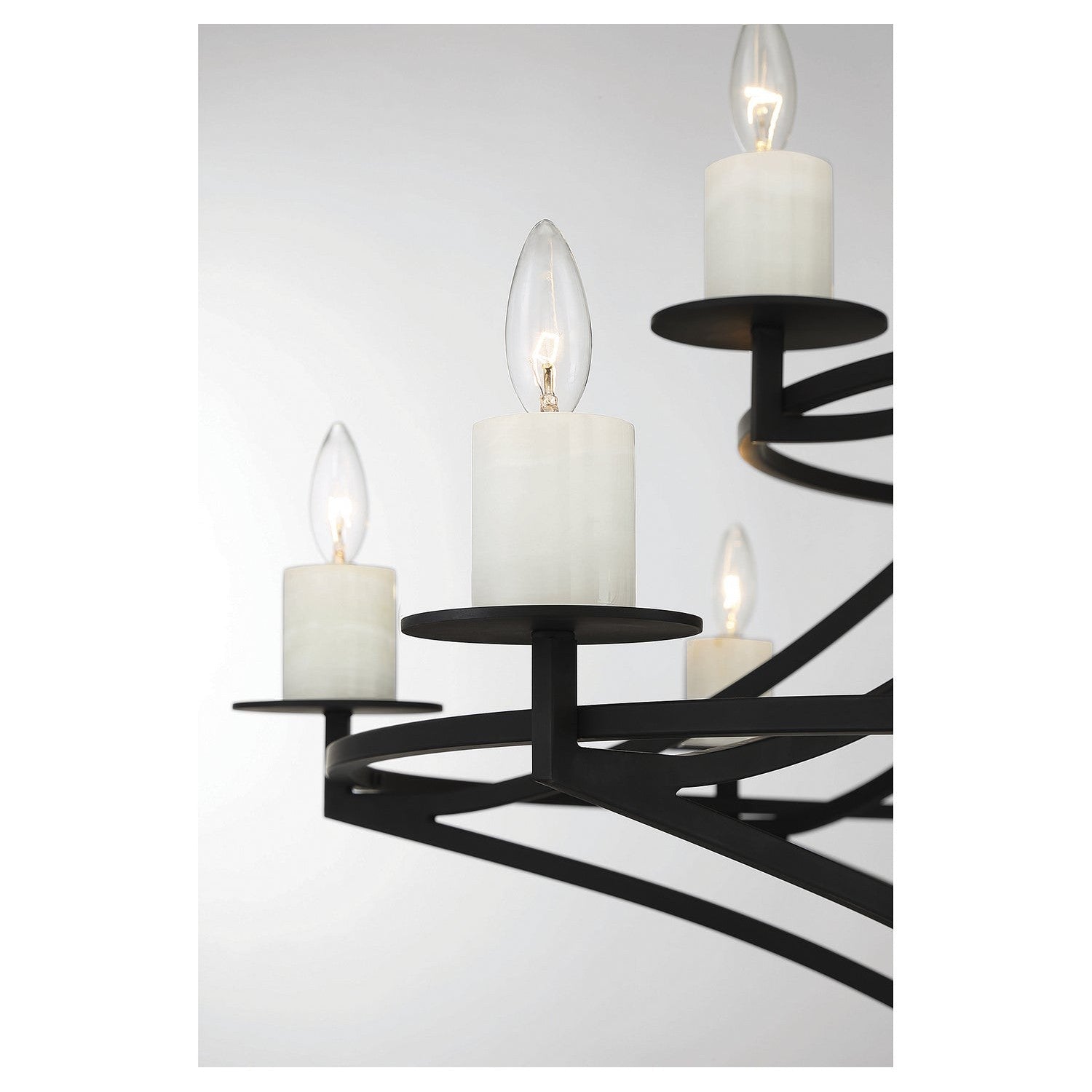 Savoy House - 1-1672-12-89 - 12 Light Chandelier - Director - Matte Black