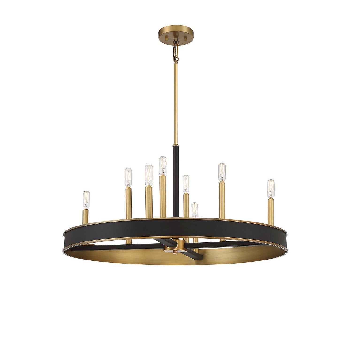 Savoy House - 1-1716-8-322 - Eight Light Chandelier - Chaucer - Warm Brass