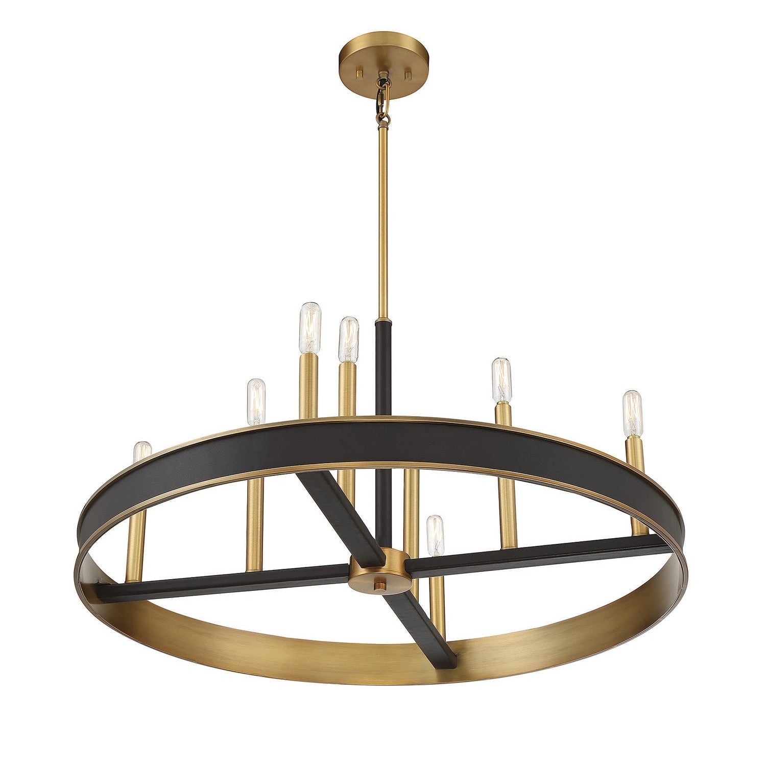 Savoy House - 1-1716-8-322 - Eight Light Chandelier - Chaucer - Warm Brass