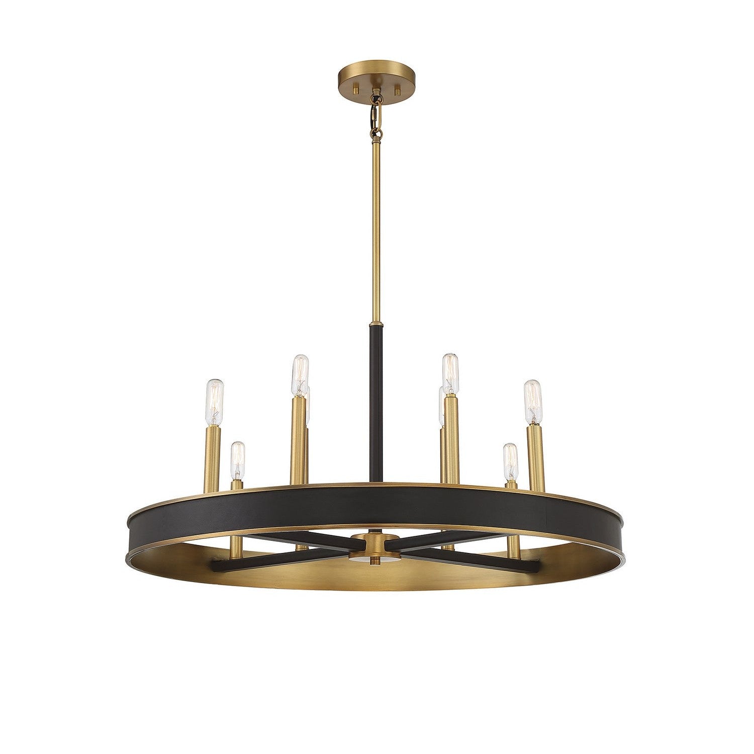 Savoy House - 1-1716-8-322 - Eight Light Chandelier - Chaucer - Warm Brass