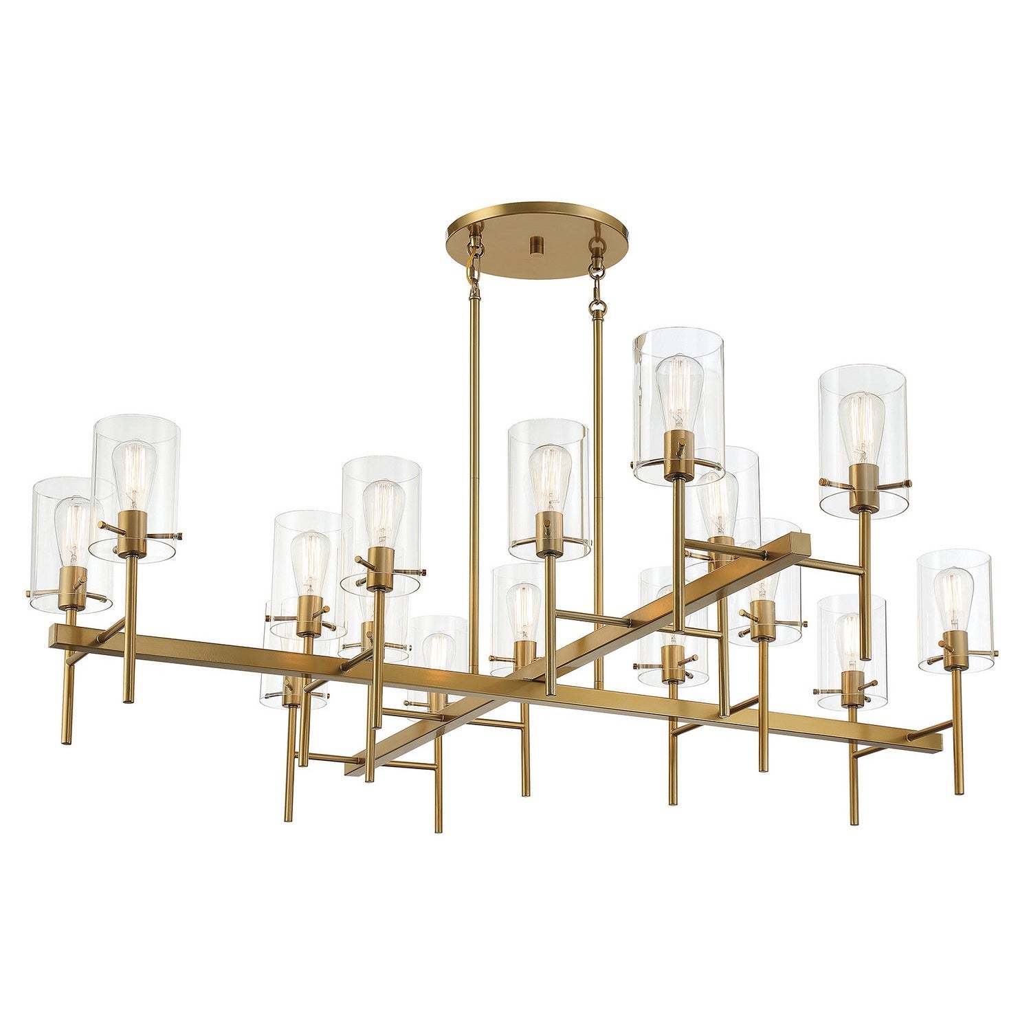 Savoy House - 1-1800-16-171 - 16 Light Chandelier - Vista - Burnished Brass