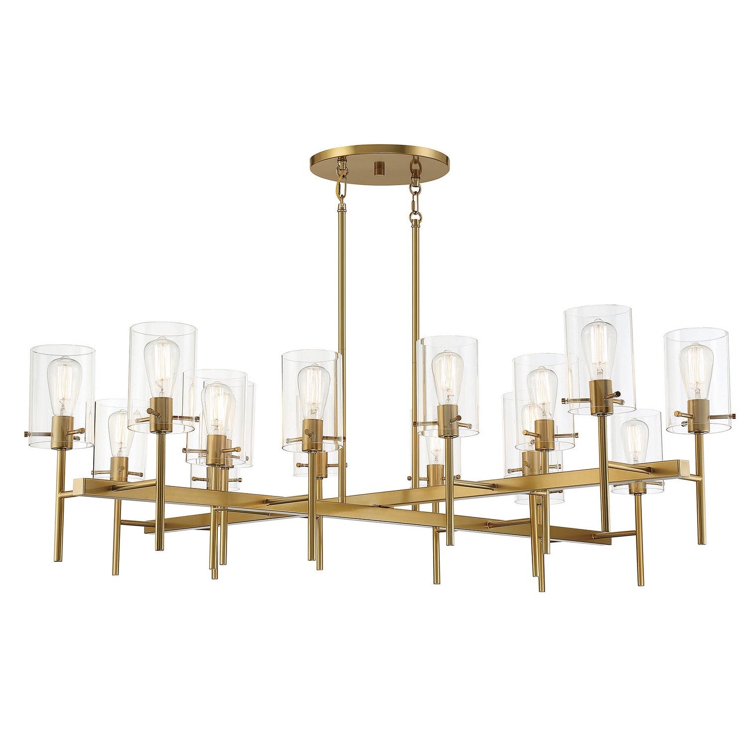 Savoy House - 1-1800-16-171 - 16 Light Chandelier - Vista - Burnished Brass