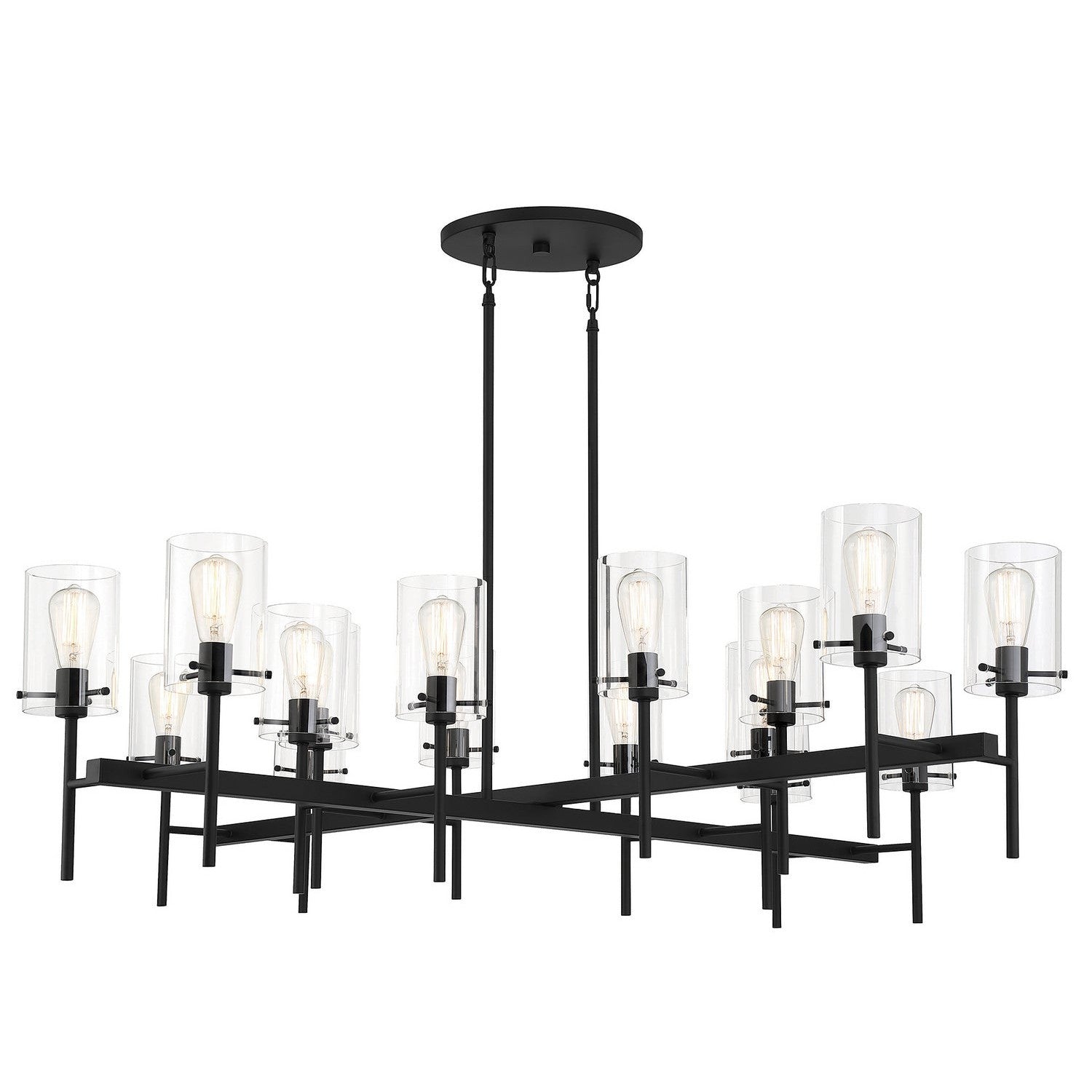 Savoy House - 1-1800-16-89 - 16 Light Chandelier - Vista - Matte Black