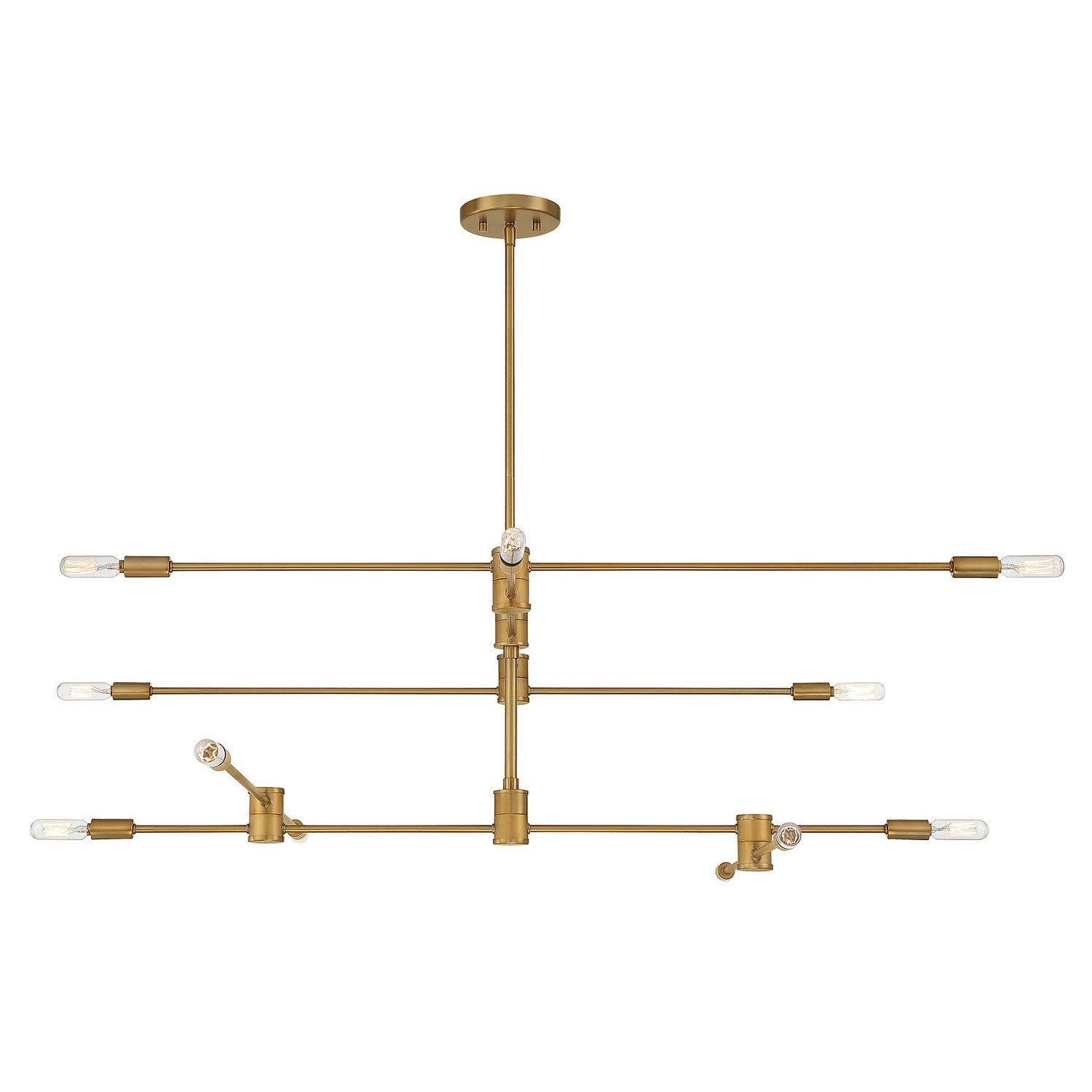 Savoy House - 1-7001-12-322 - 12 Light Chandelier - Lyrique - Warm Brass
