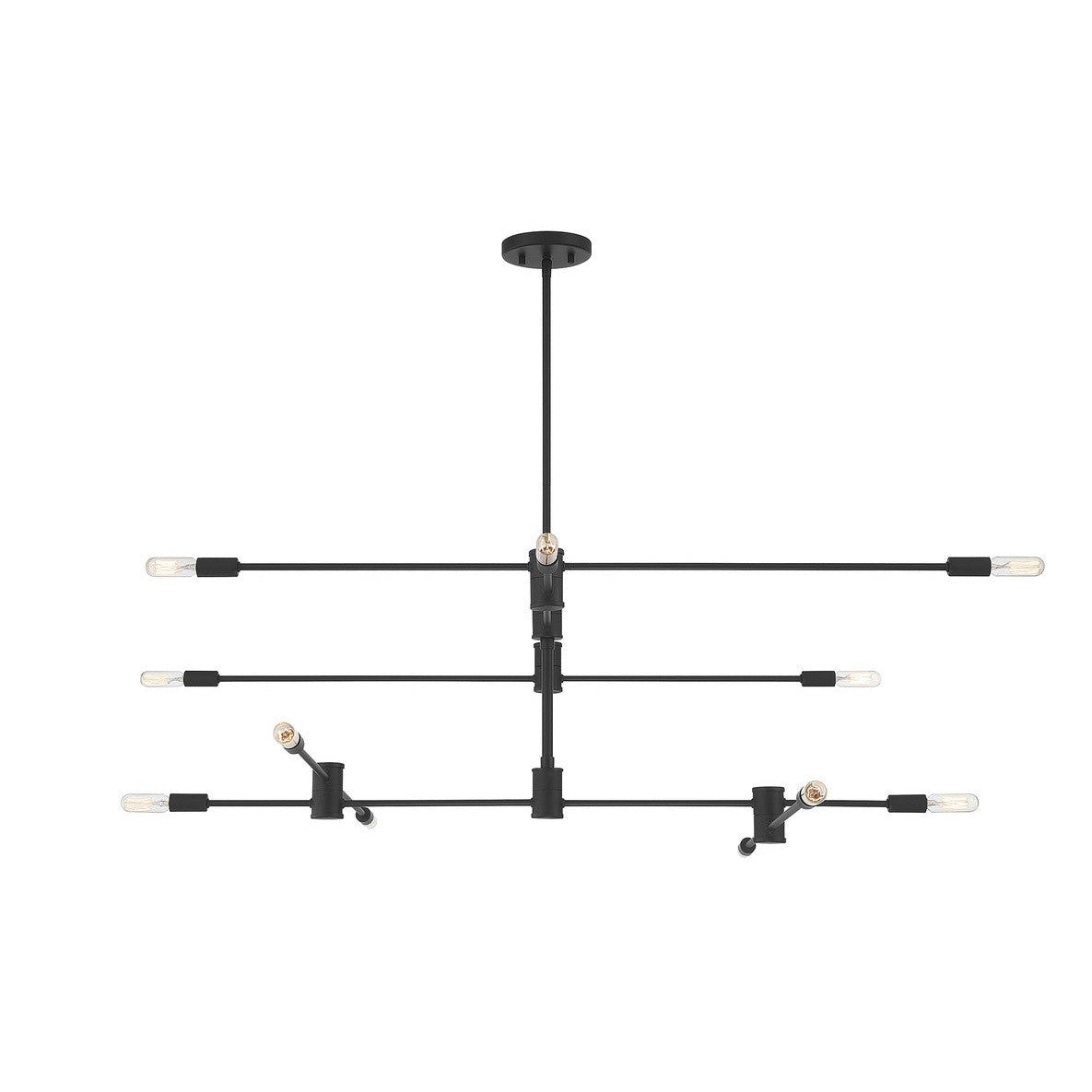 Savoy House - 1-7001-12-89 - 12 Light Chandelier - Lyrique - Matte Black