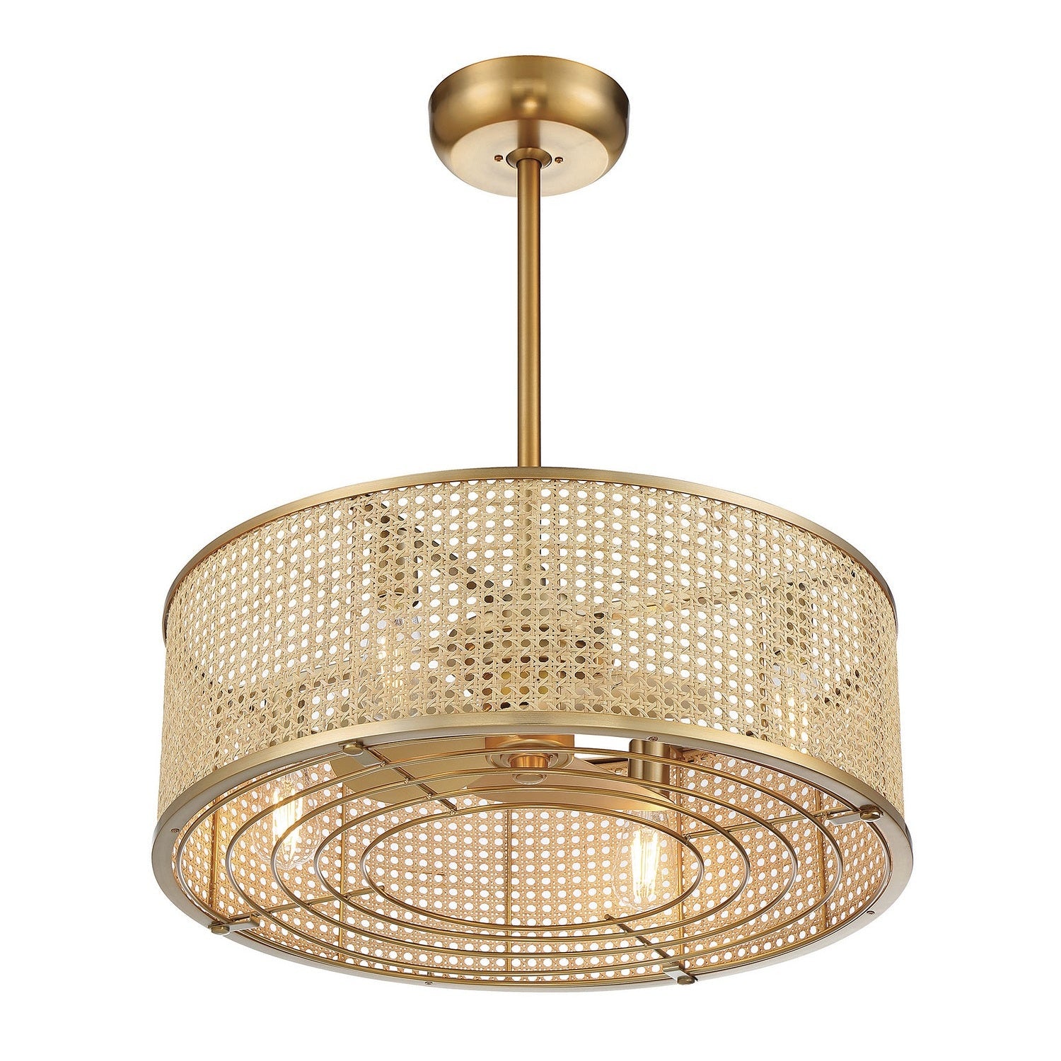 Savoy House - 25-FD-1650-322 - Four Light Fan D'lier - Astoria - Warm Brass