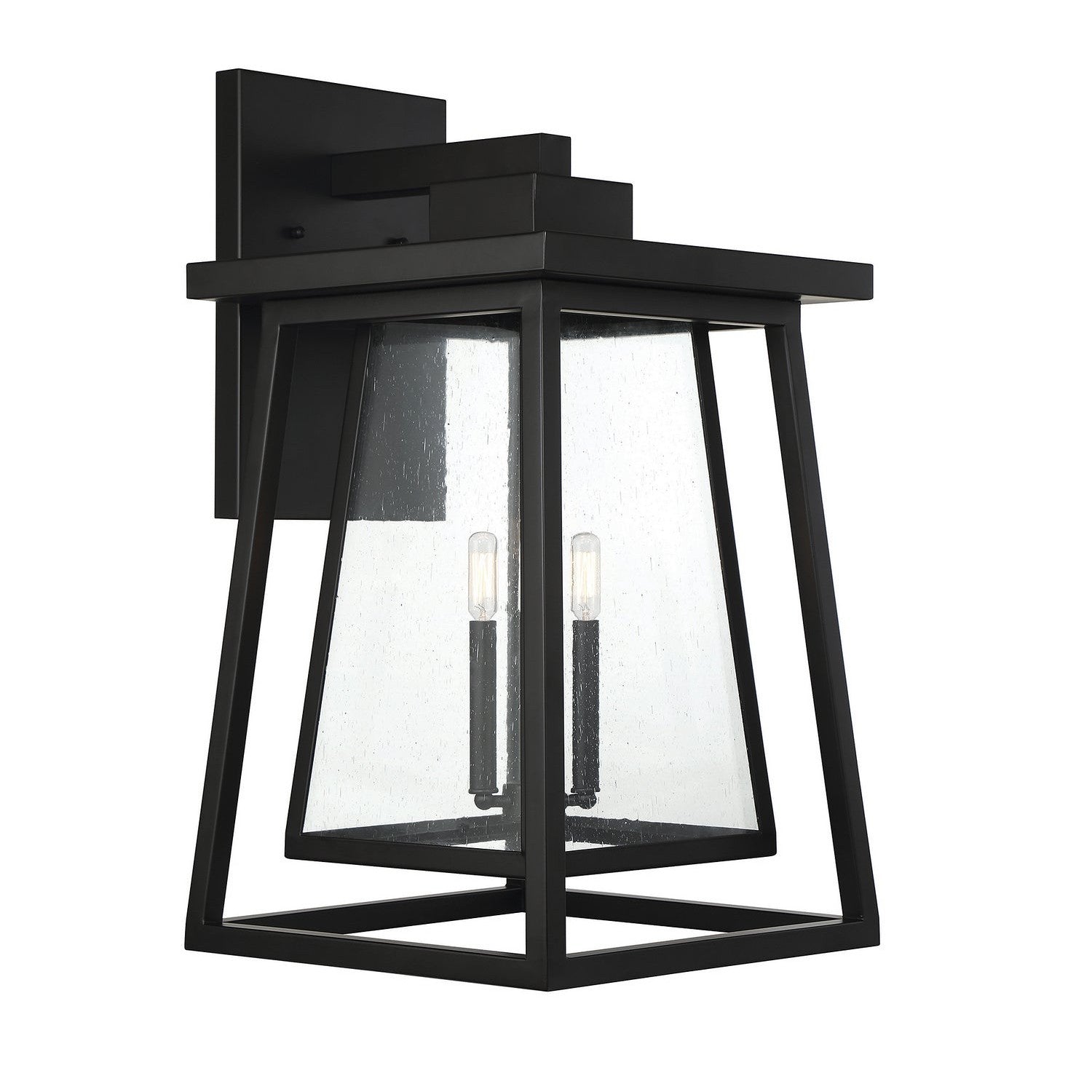 Savoy House - 5-2023-BK - Three Light Outdoor Wall Lantern - Denver - Matte Black