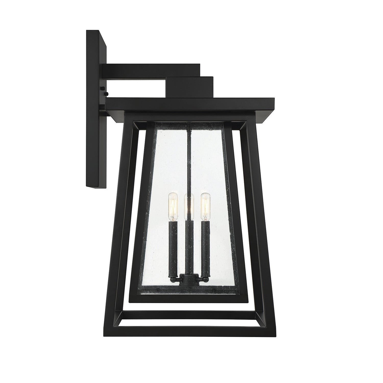 Savoy House - 5-2023-BK - Three Light Outdoor Wall Lantern - Denver - Matte Black