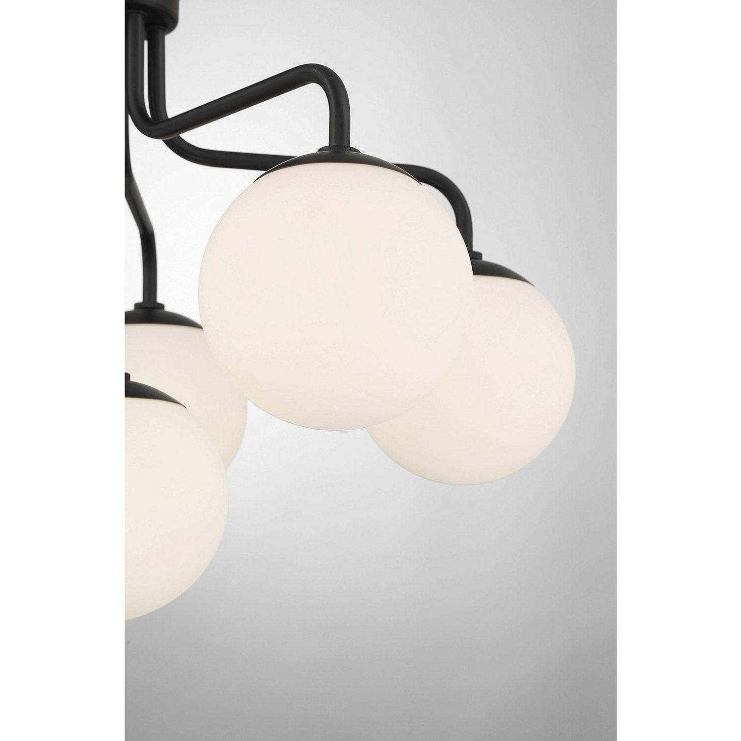 Savoy House - 6-1950-6-89 - Six Light Semi-Flush Mount - Marco - Matte Black