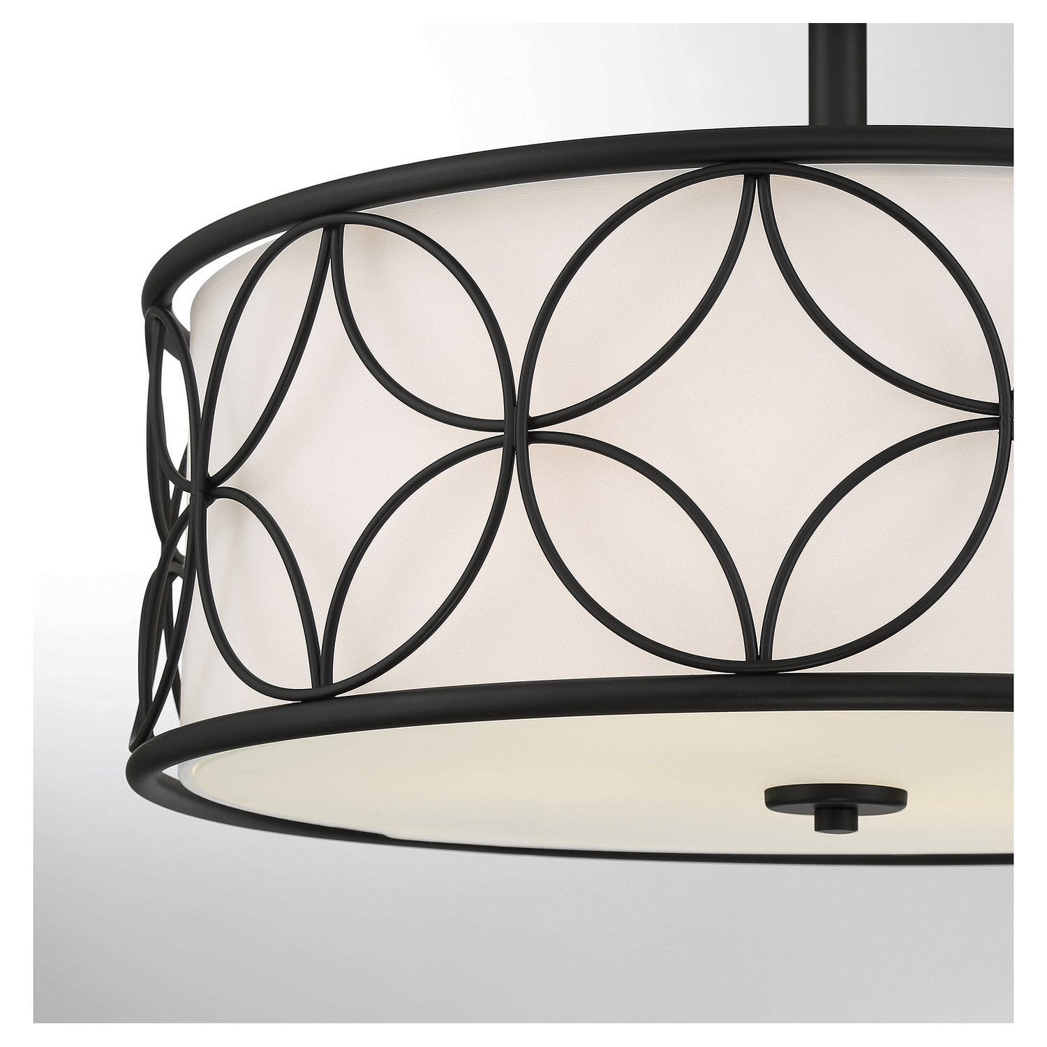 Savoy House - 6-1953-4-89 - Four Light Semi-Flush Mount - Reid - Matte Black