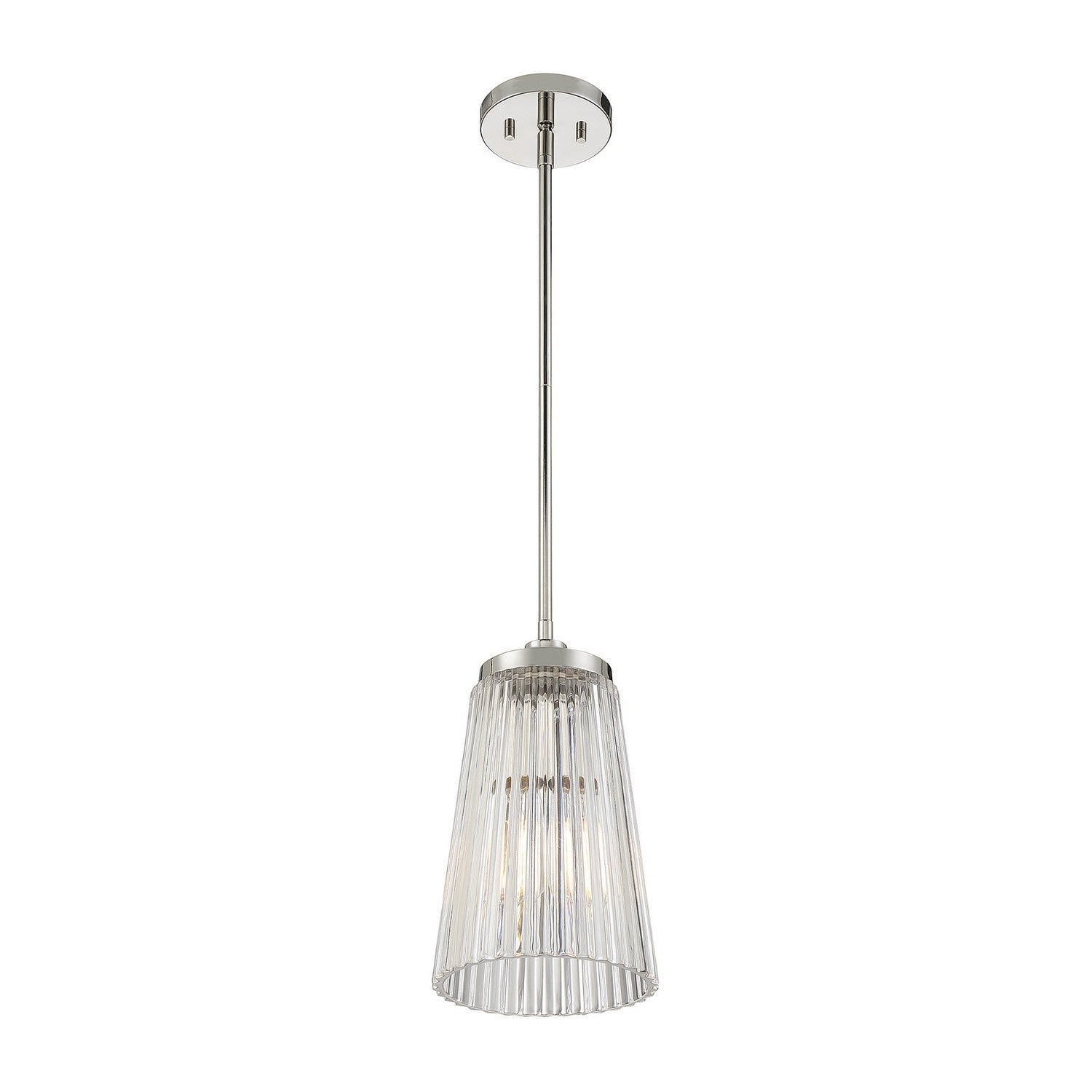 Savoy House - 7-1742-1-109 - One Light Pendant - Chantilly - Polished Nickel