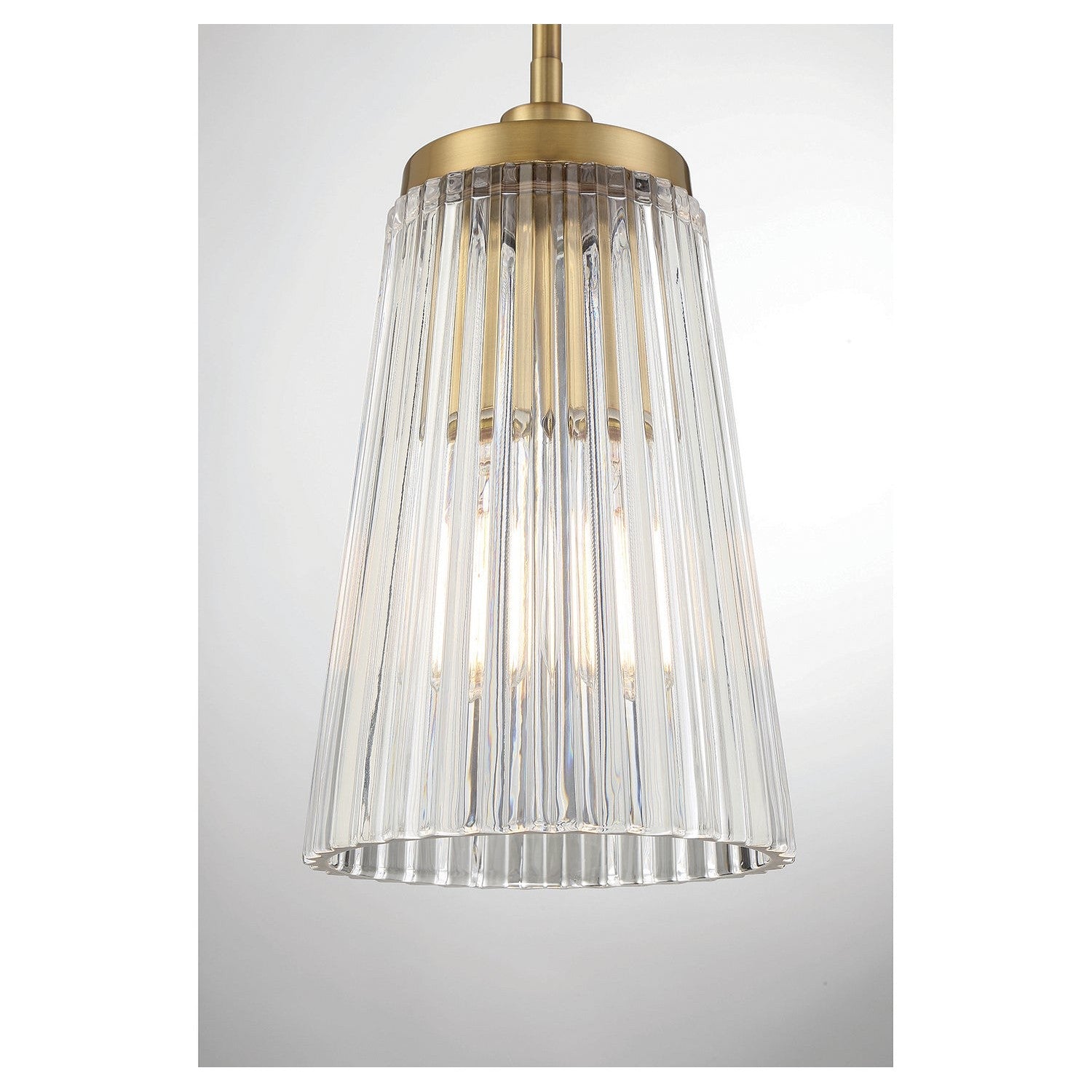 Savoy House - 7-1742-1-322 - One Light Pendant - Chantilly - Warm Brass