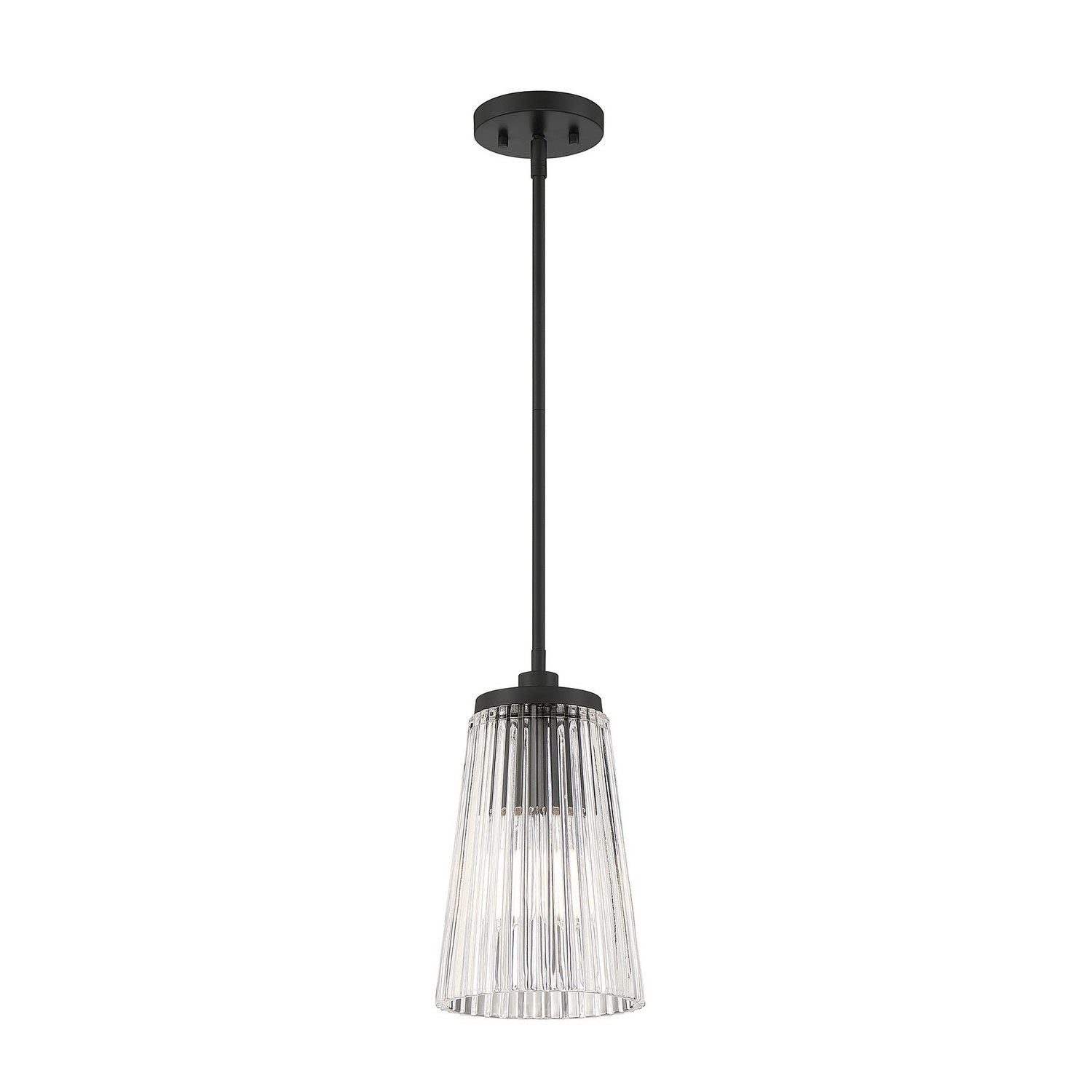 Savoy House - 7-1742-1-89 - One Light Pendant - Chantilly - Matte Black