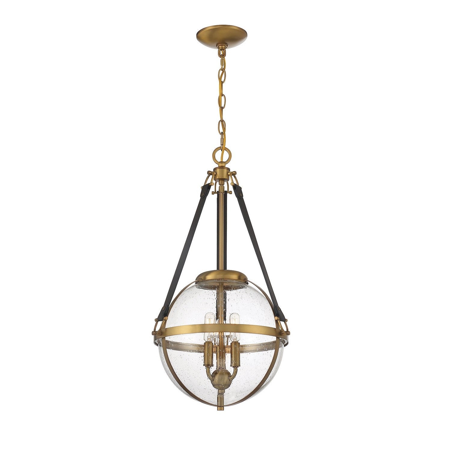 Savoy House - 7-1837-3-322 - Three Light Pendant - Bozeman - Warm Brass