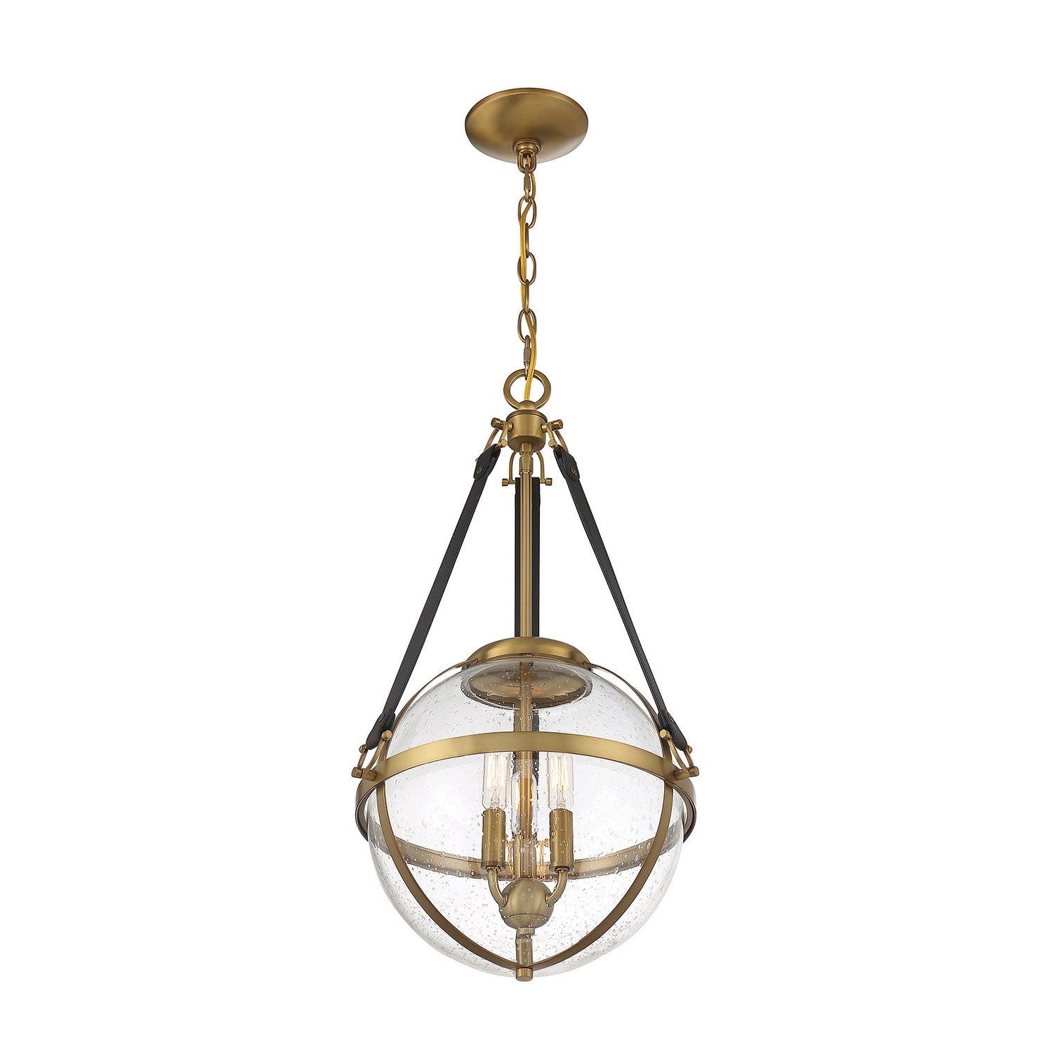 Savoy House - 7-1837-3-322 - Three Light Pendant - Bozeman - Warm Brass