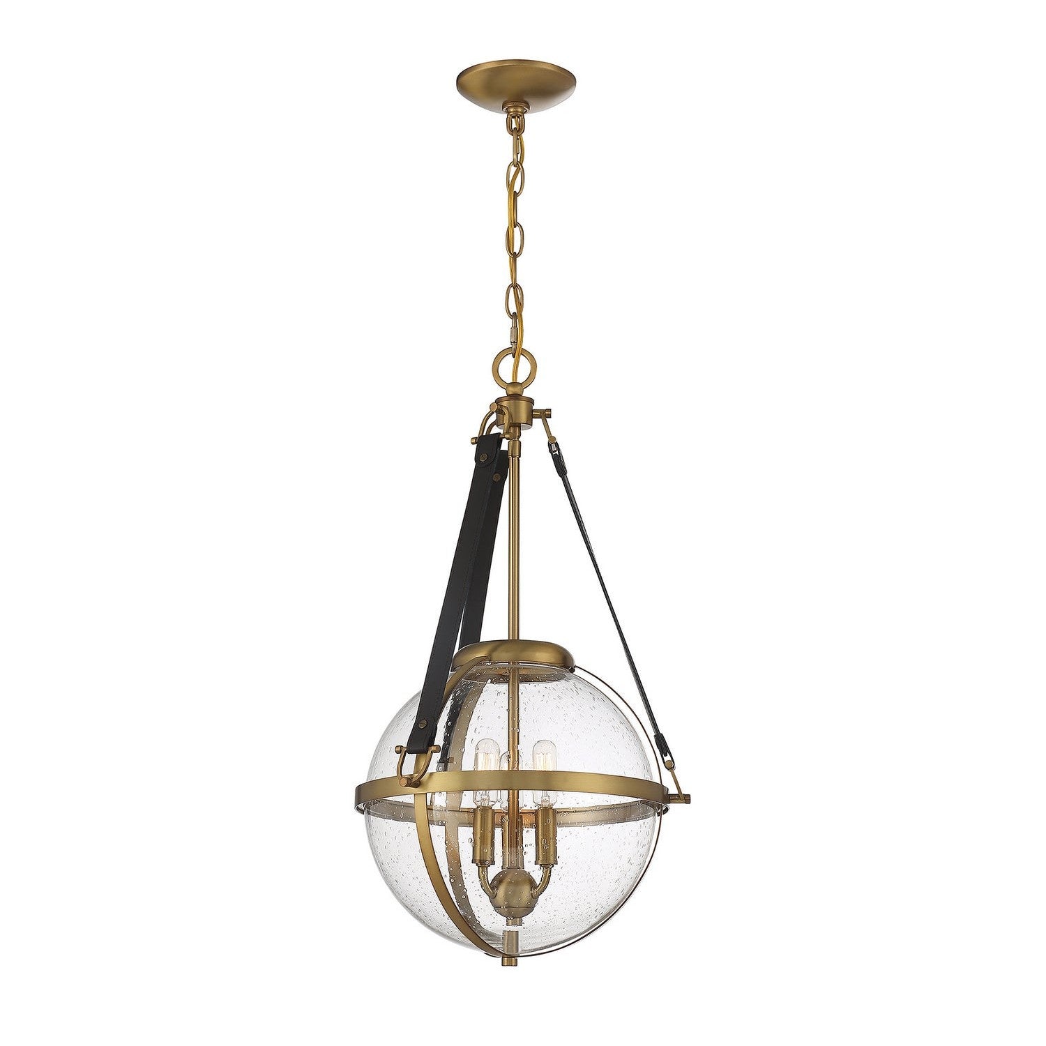 Savoy House - 7-1837-3-322 - Three Light Pendant - Bozeman - Warm Brass
