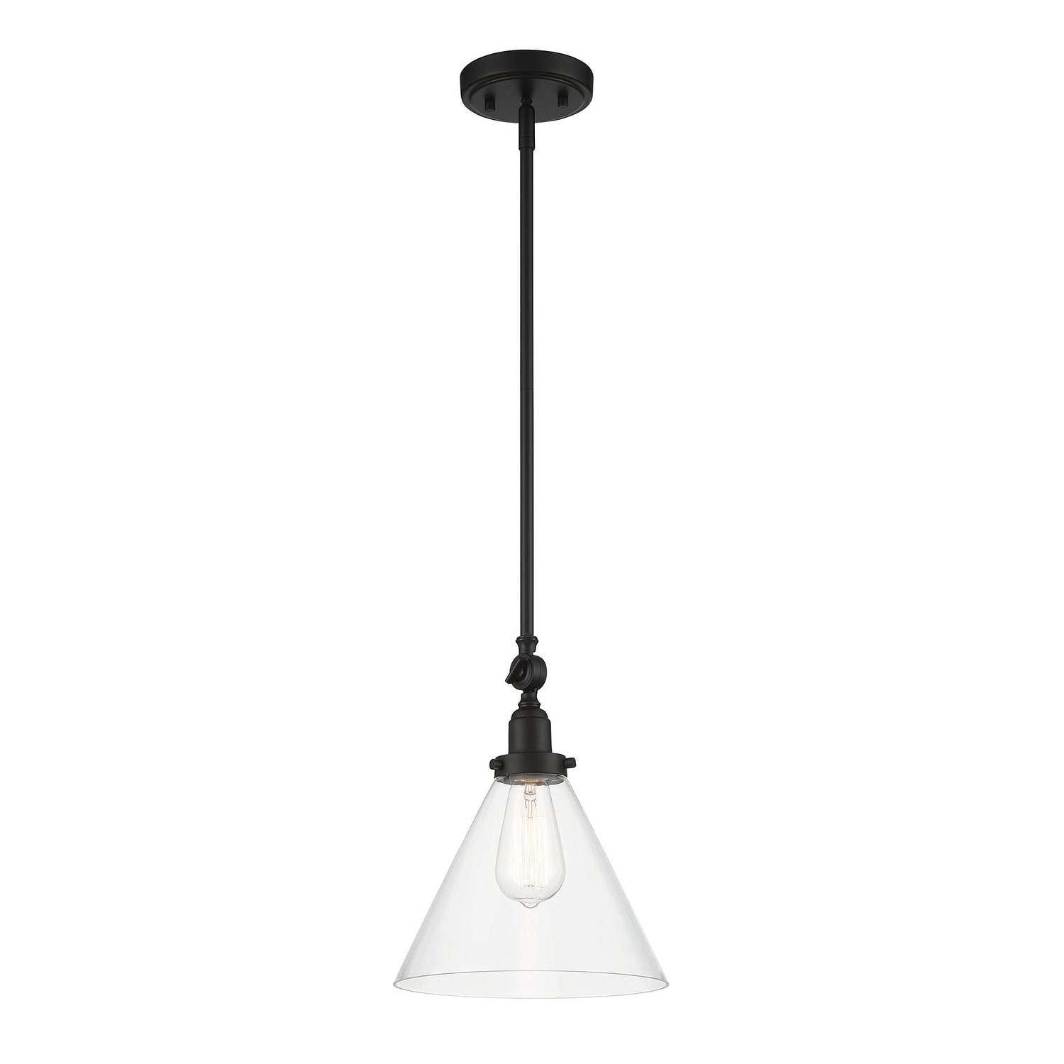 Savoy House - 7-9132-1-89 - One Light Pendant - Drake - Matte Black