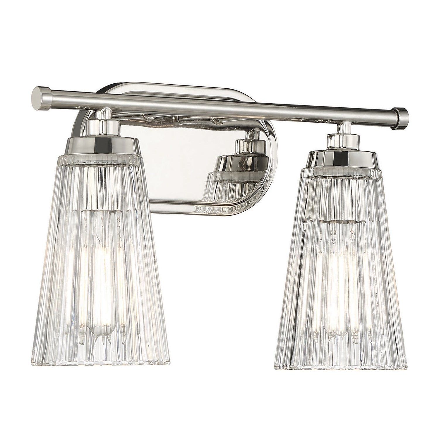 Savoy House - 8-1745-2-109 - Two Light Bathroom Vanity - Chantilly - Polished Nickel